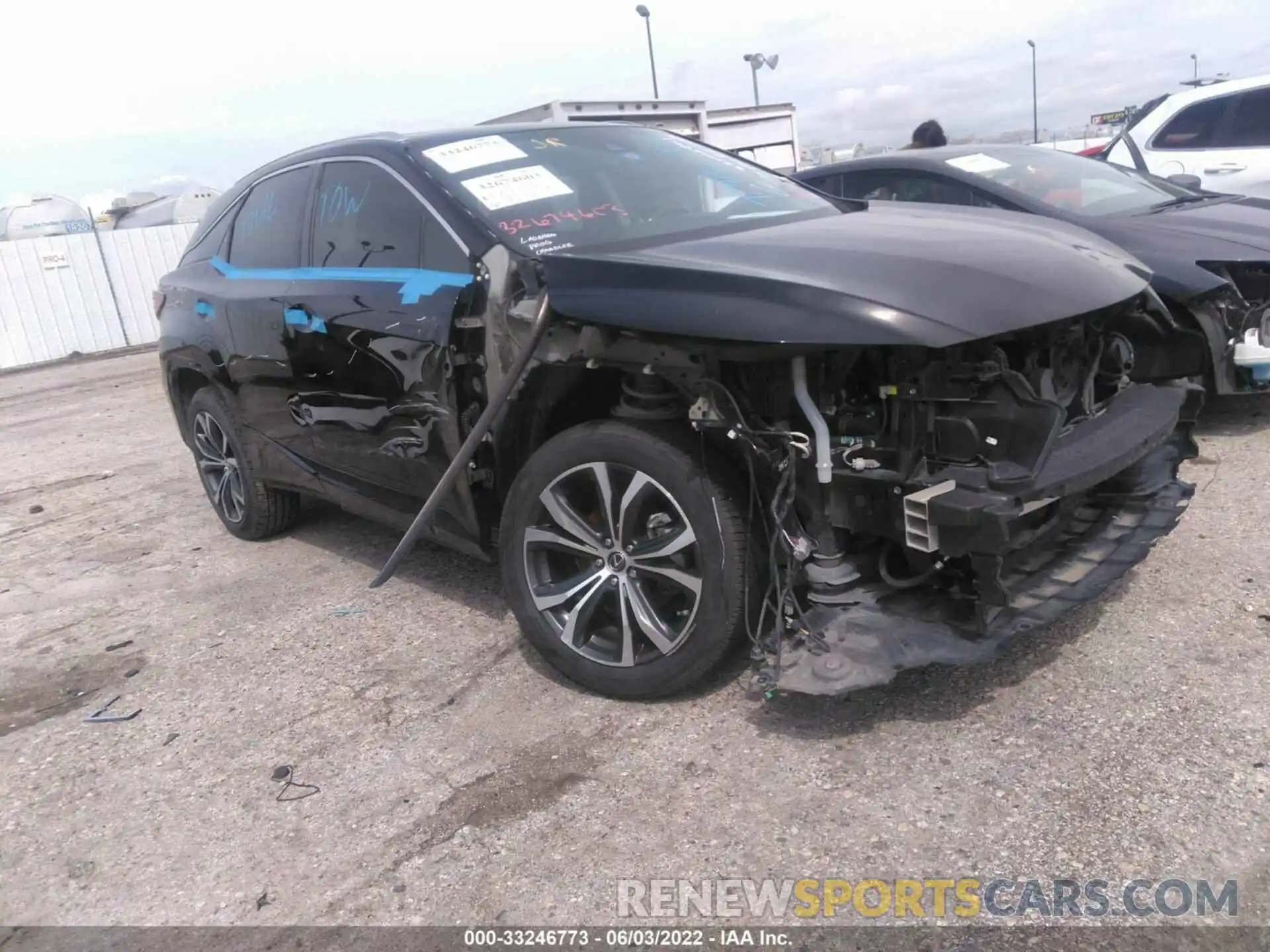 1 Photograph of a damaged car 2T2ZZMCA2KC148552 LEXUS RX 2019