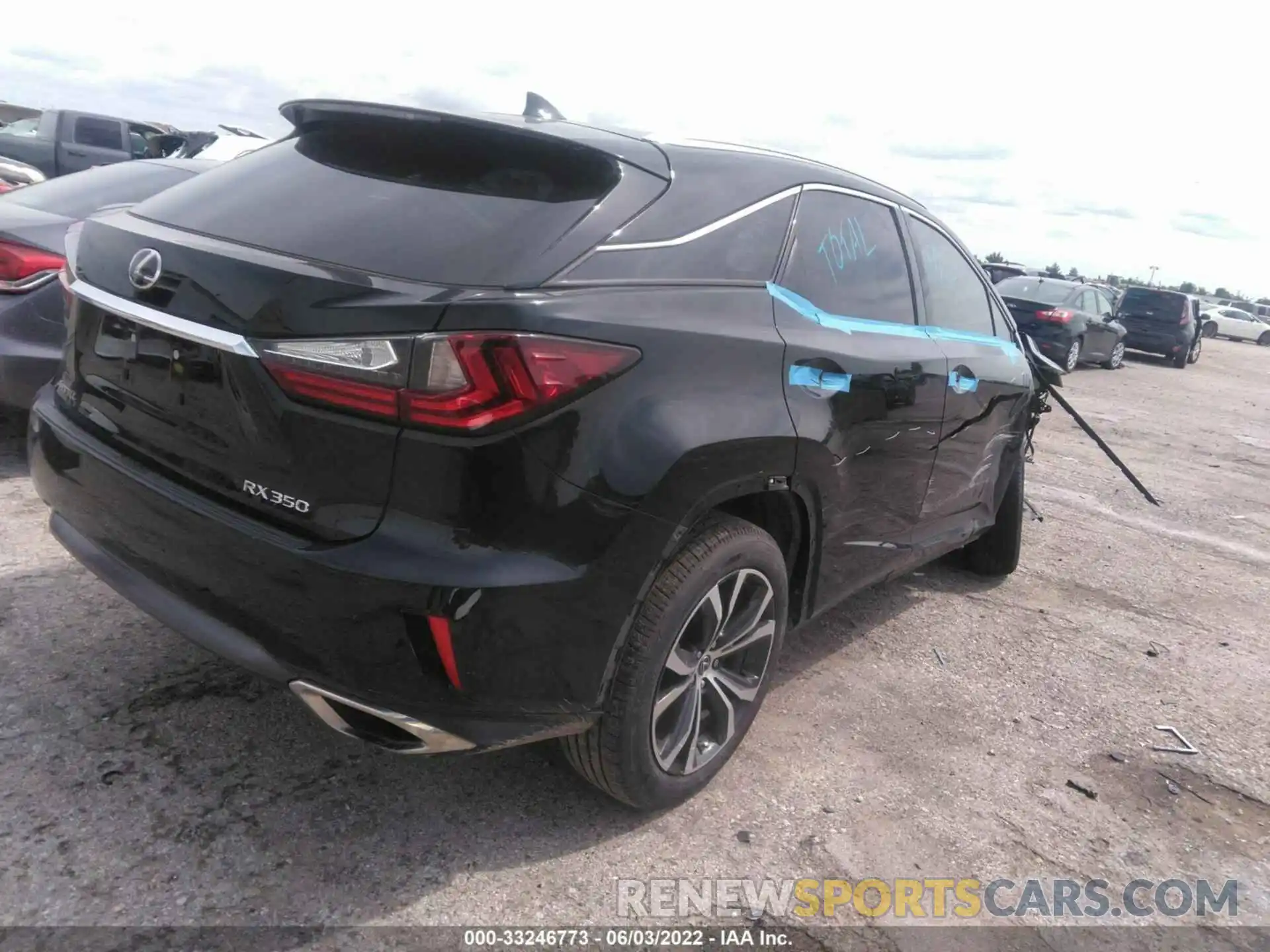 4 Фотография поврежденного автомобиля 2T2ZZMCA2KC148552 LEXUS RX 2019