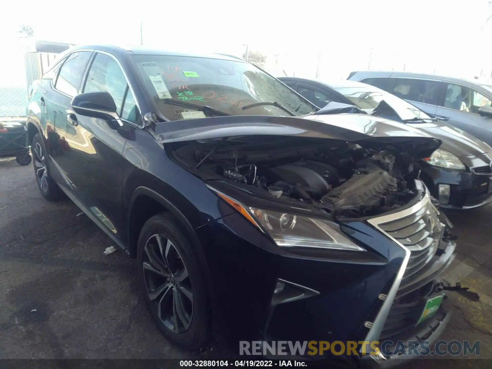 1 Photograph of a damaged car 2T2ZZMCA3KC120260 LEXUS RX 2019