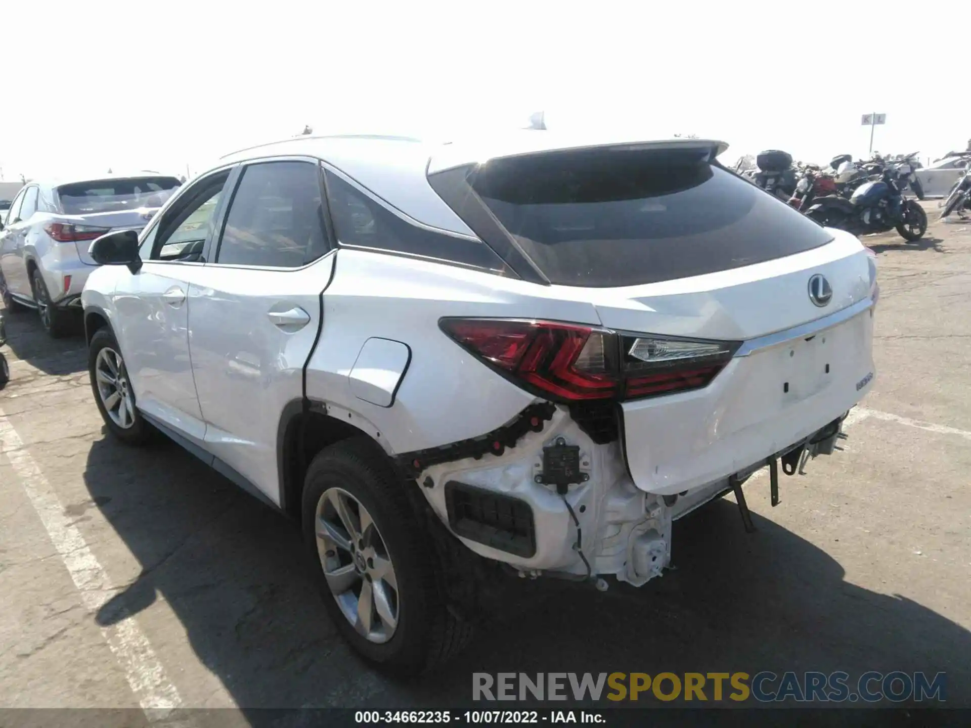 3 Photograph of a damaged car 2T2ZZMCA3KC121425 LEXUS RX 2019