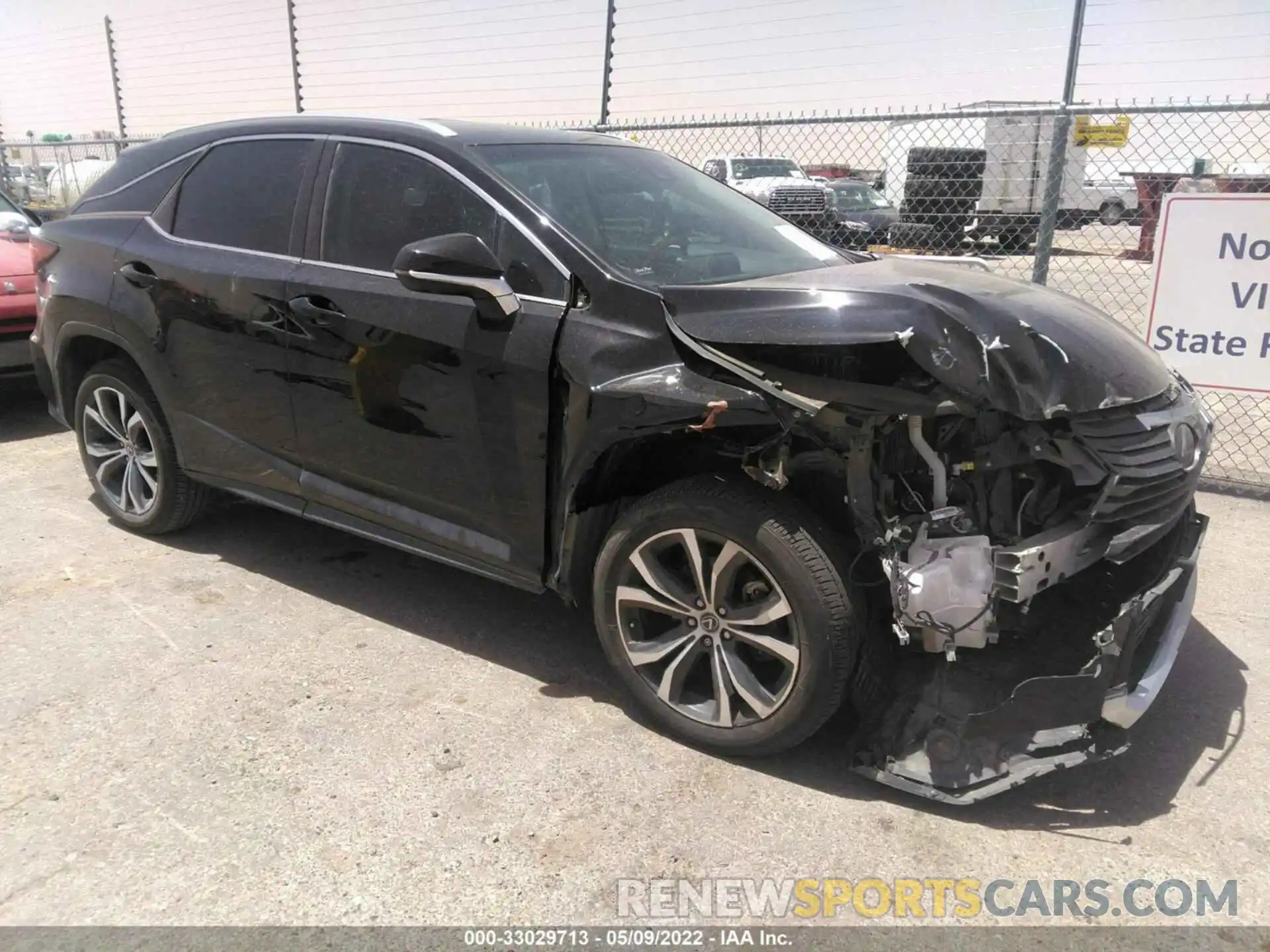 1 Photograph of a damaged car 2T2ZZMCA3KC122347 LEXUS RX 2019