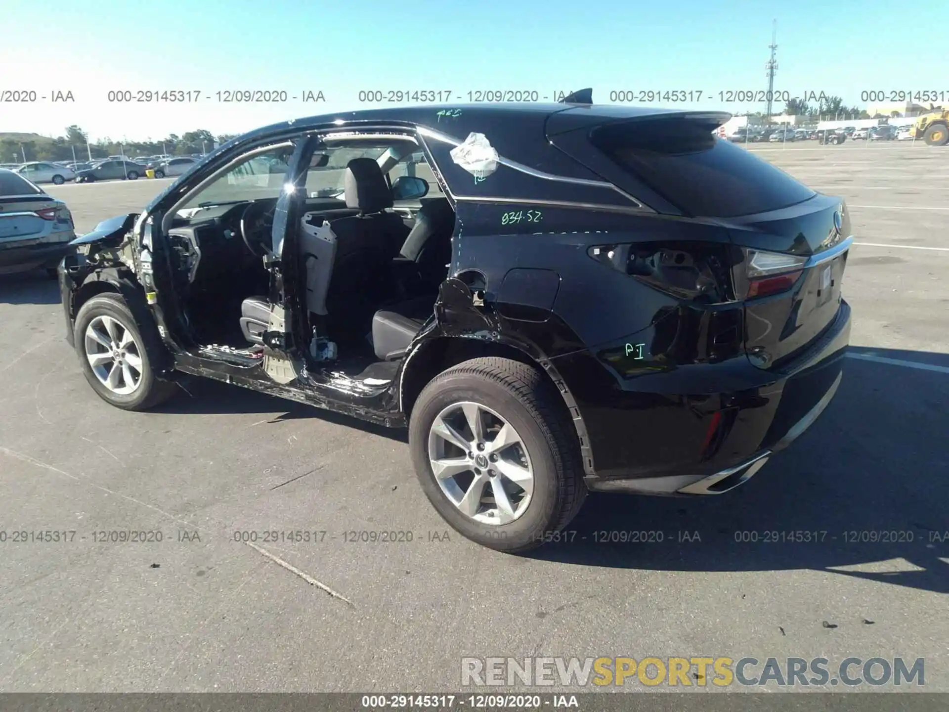 3 Photograph of a damaged car 2T2ZZMCA3KC122476 LEXUS RX 2019