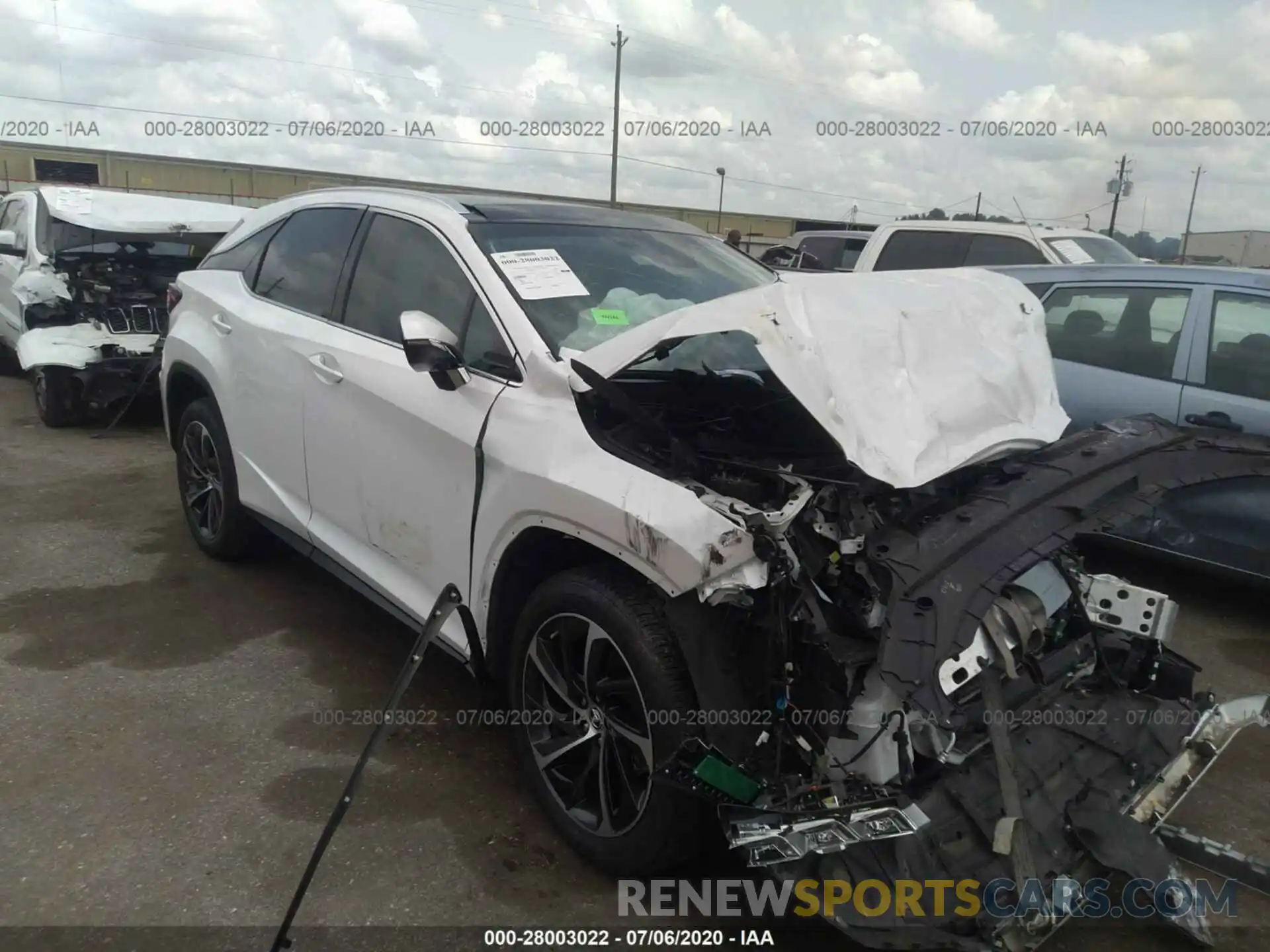 1 Photograph of a damaged car 2T2ZZMCA3KC125233 LEXUS RX 2019