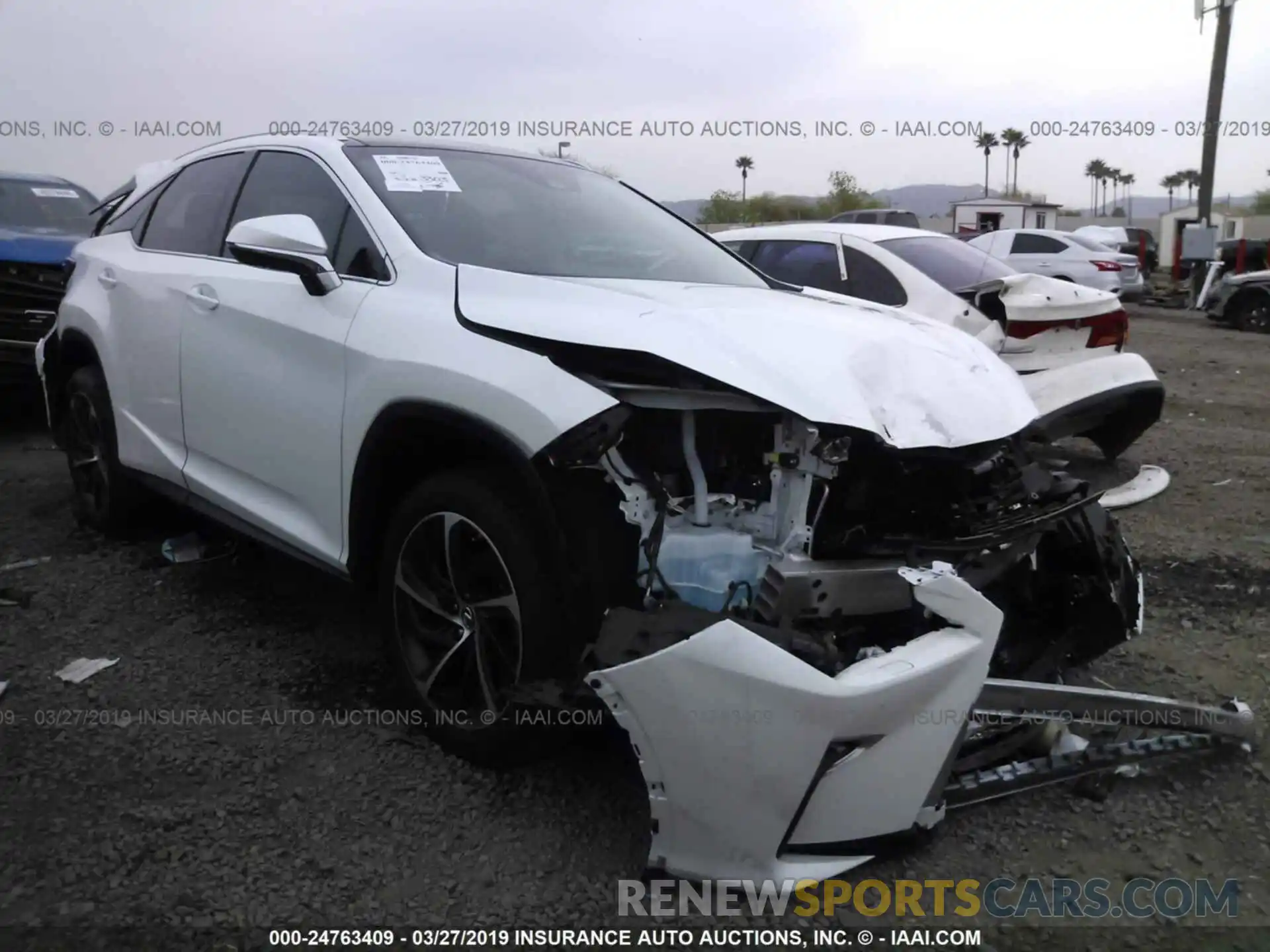 1 Photograph of a damaged car 2T2ZZMCA3KC128472 LEXUS RX 2019