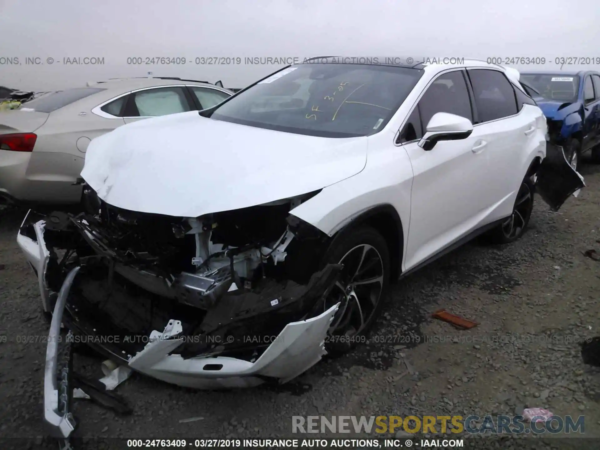 2 Photograph of a damaged car 2T2ZZMCA3KC128472 LEXUS RX 2019