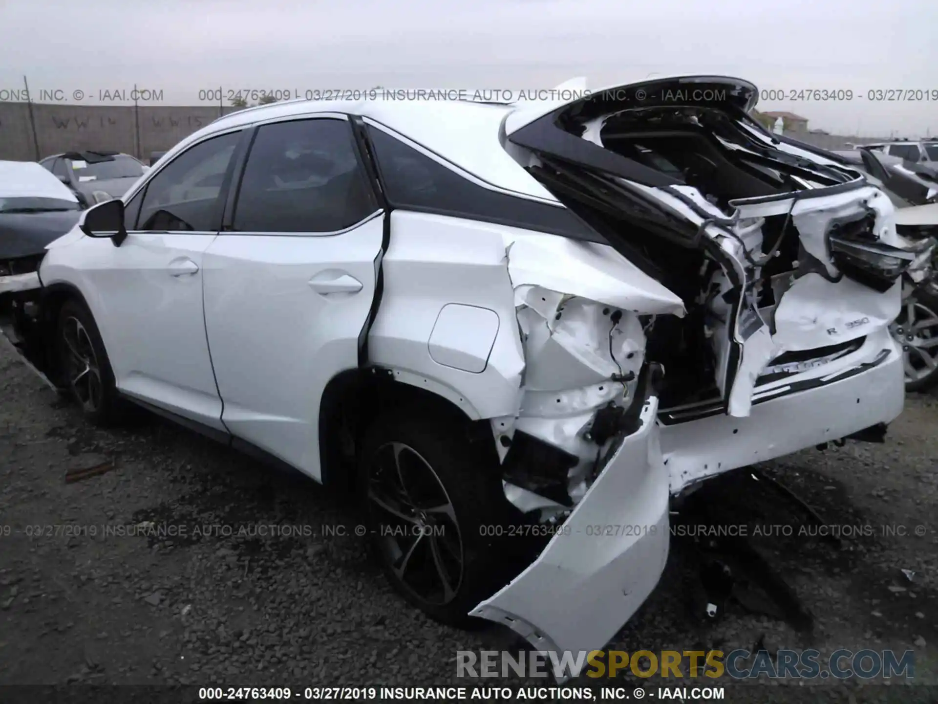 3 Photograph of a damaged car 2T2ZZMCA3KC128472 LEXUS RX 2019