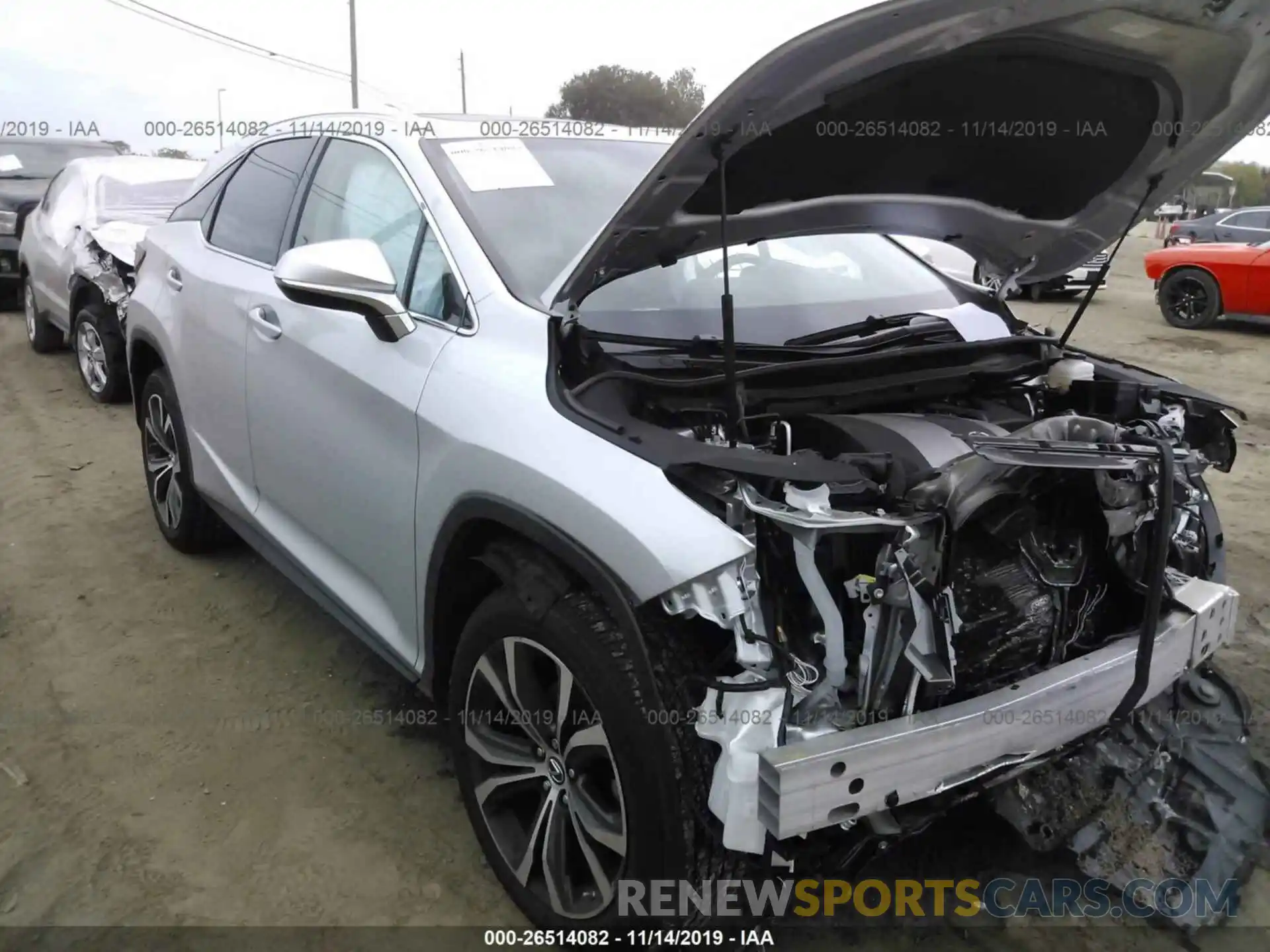 1 Photograph of a damaged car 2T2ZZMCA3KC128858 LEXUS RX 2019