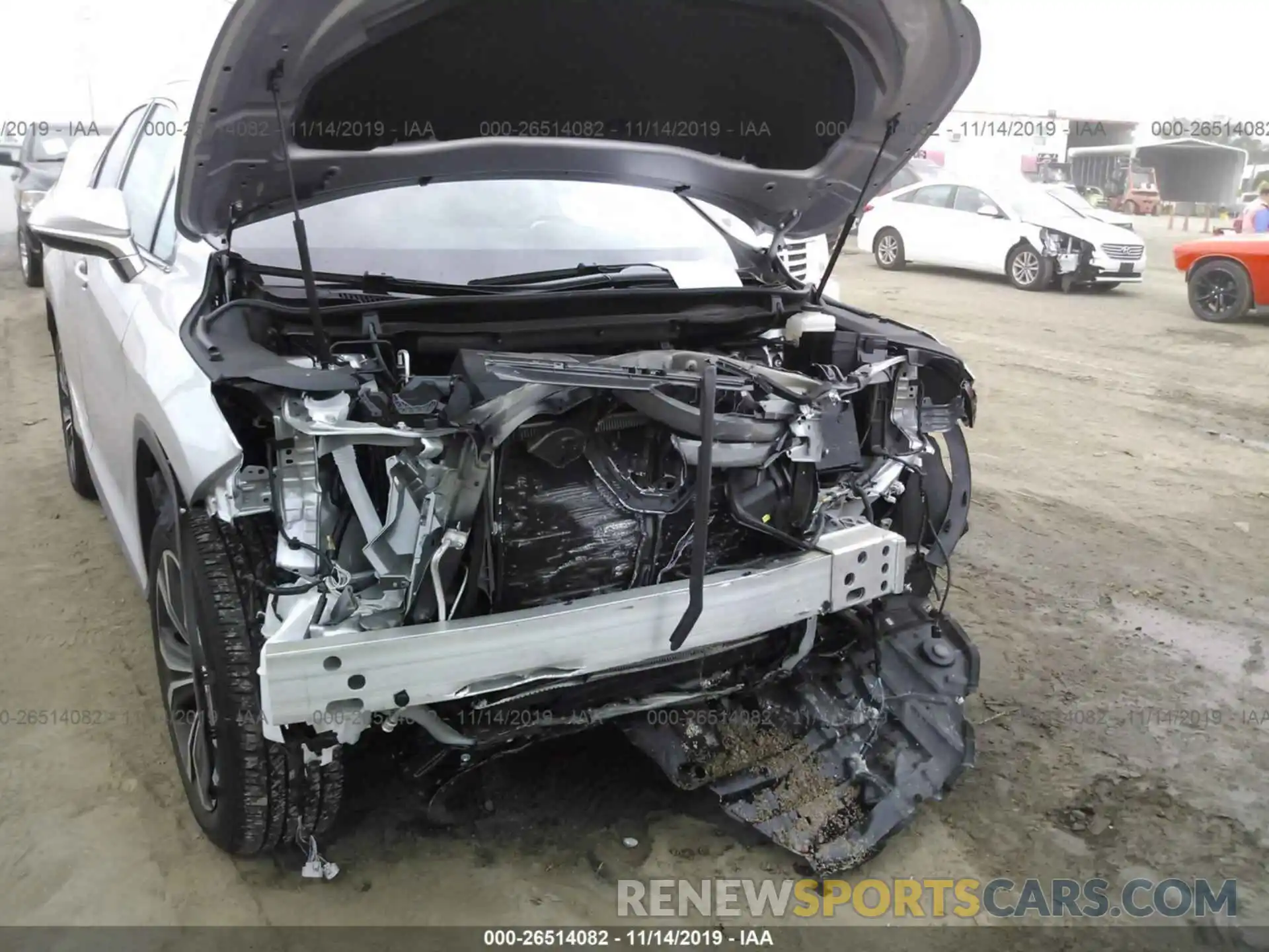 6 Photograph of a damaged car 2T2ZZMCA3KC128858 LEXUS RX 2019