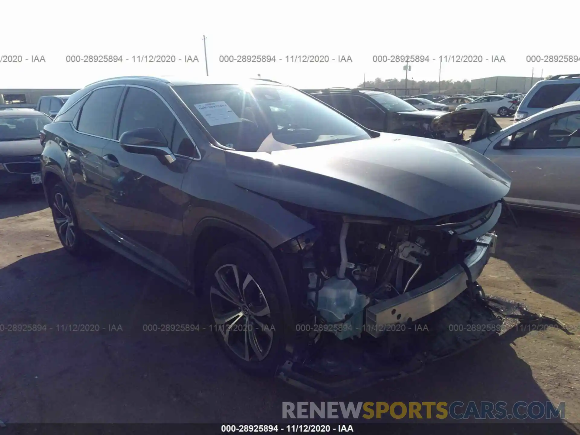 1 Photograph of a damaged car 2T2ZZMCA3KC129413 LEXUS RX 2019