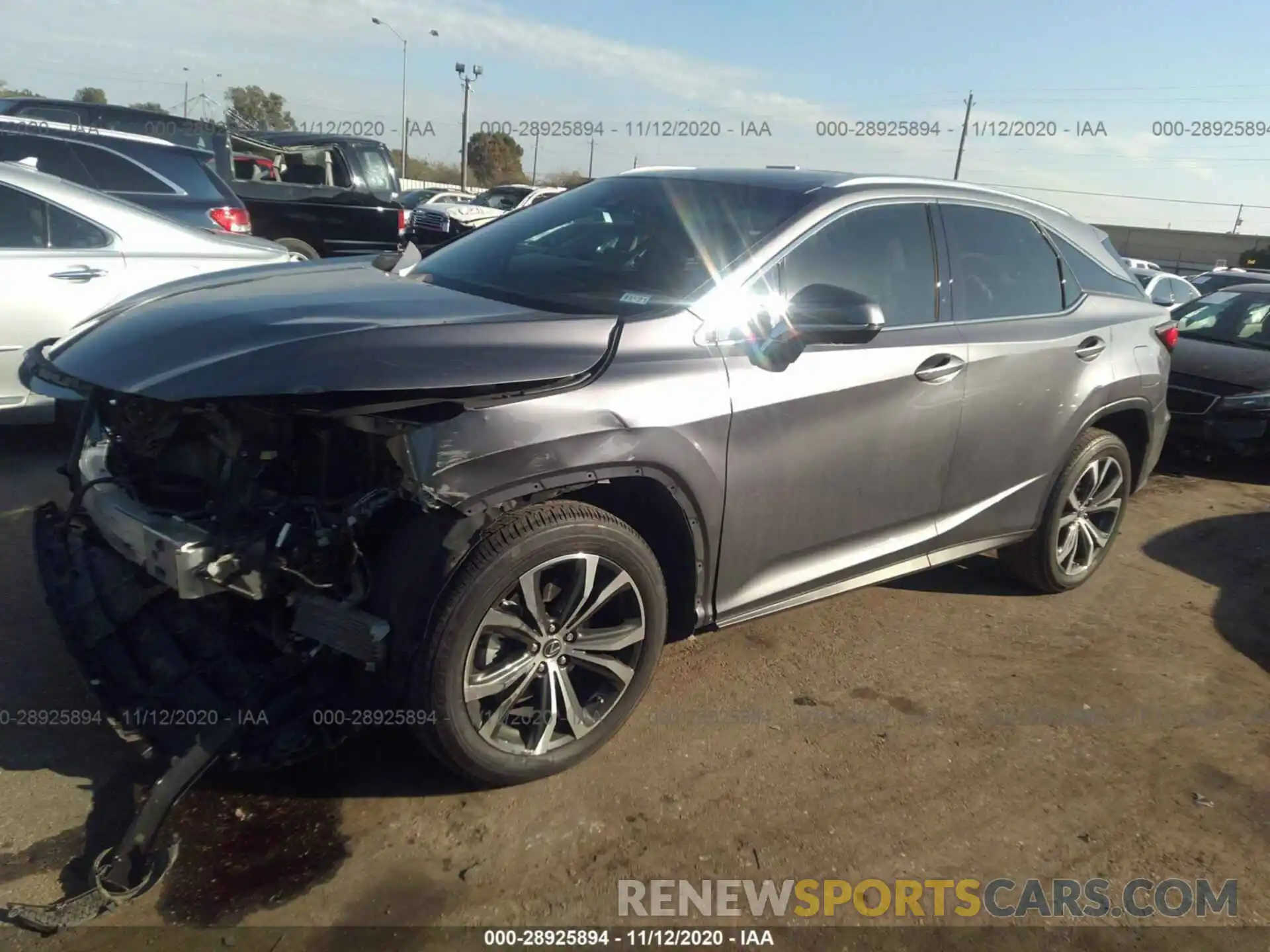 2 Photograph of a damaged car 2T2ZZMCA3KC129413 LEXUS RX 2019