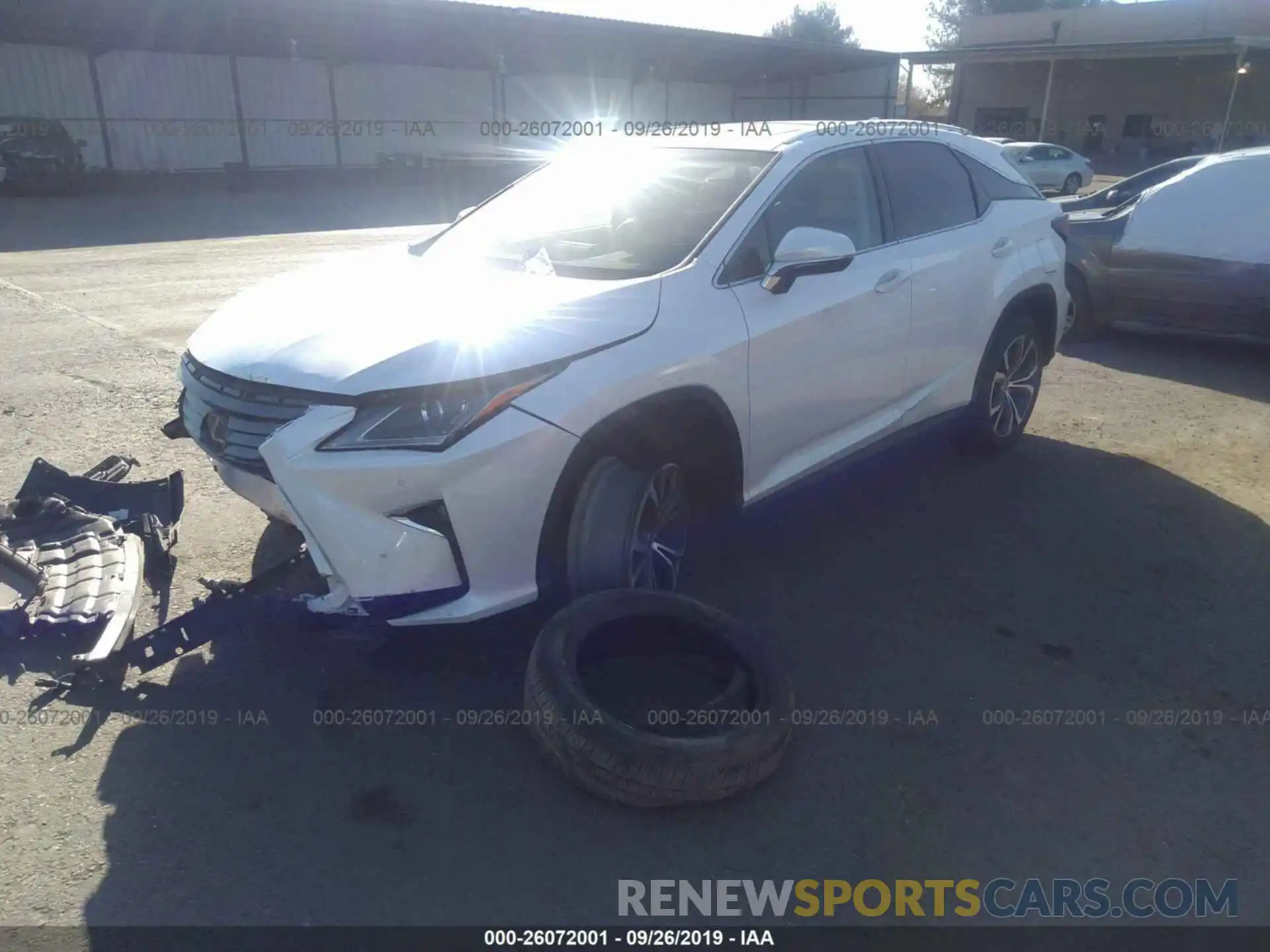 2 Photograph of a damaged car 2T2ZZMCA3KC131534 LEXUS RX 2019