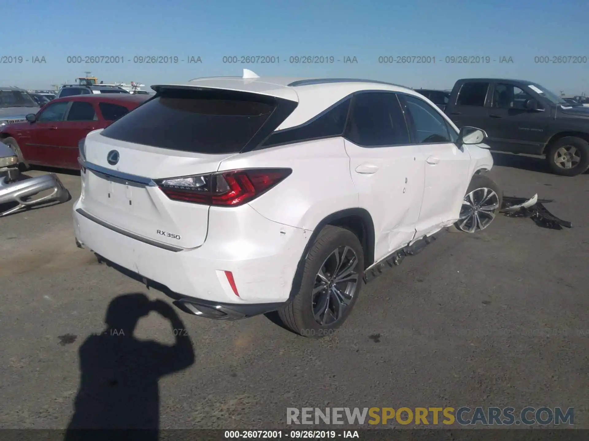 4 Photograph of a damaged car 2T2ZZMCA3KC131534 LEXUS RX 2019