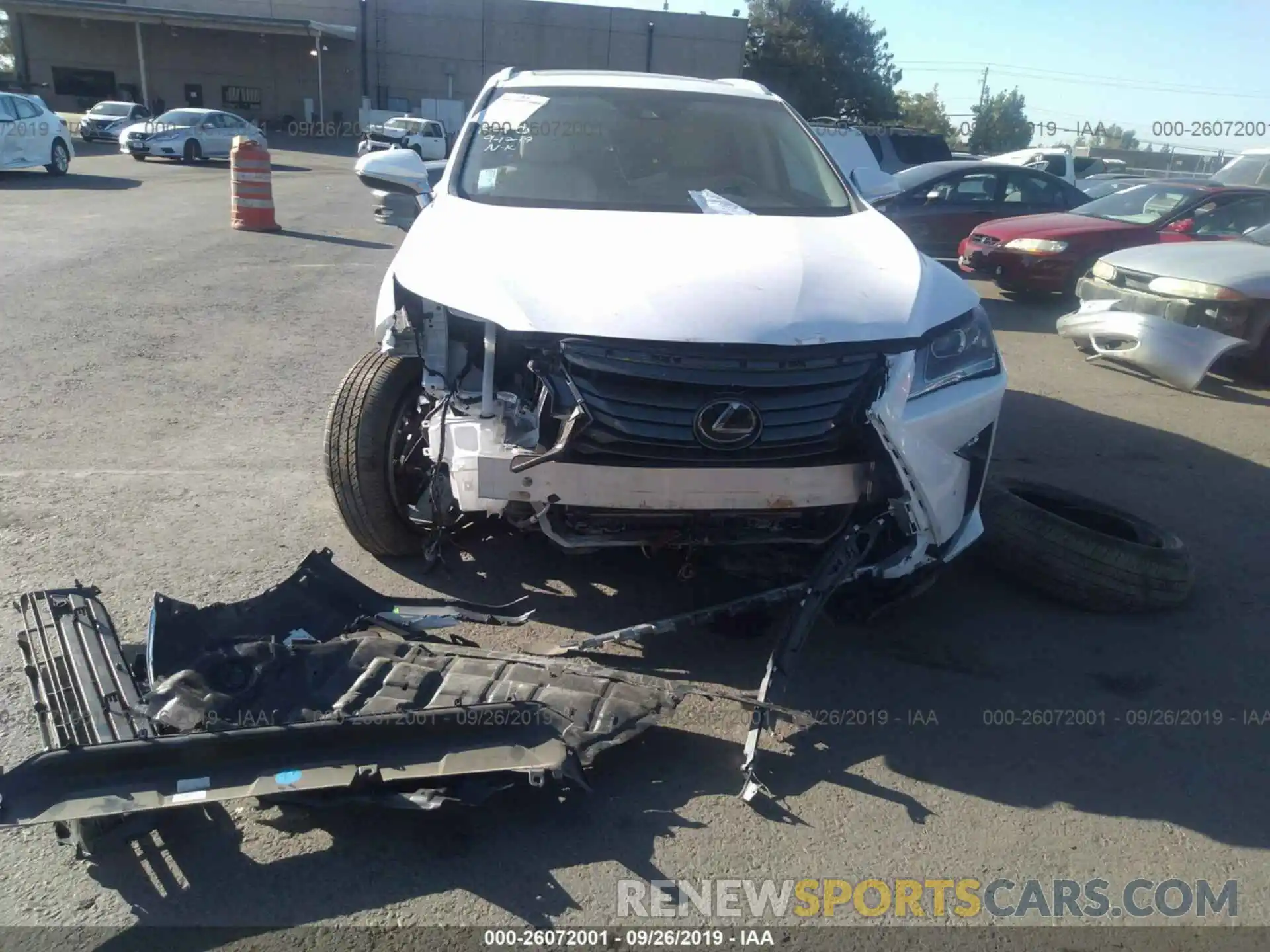 6 Photograph of a damaged car 2T2ZZMCA3KC131534 LEXUS RX 2019