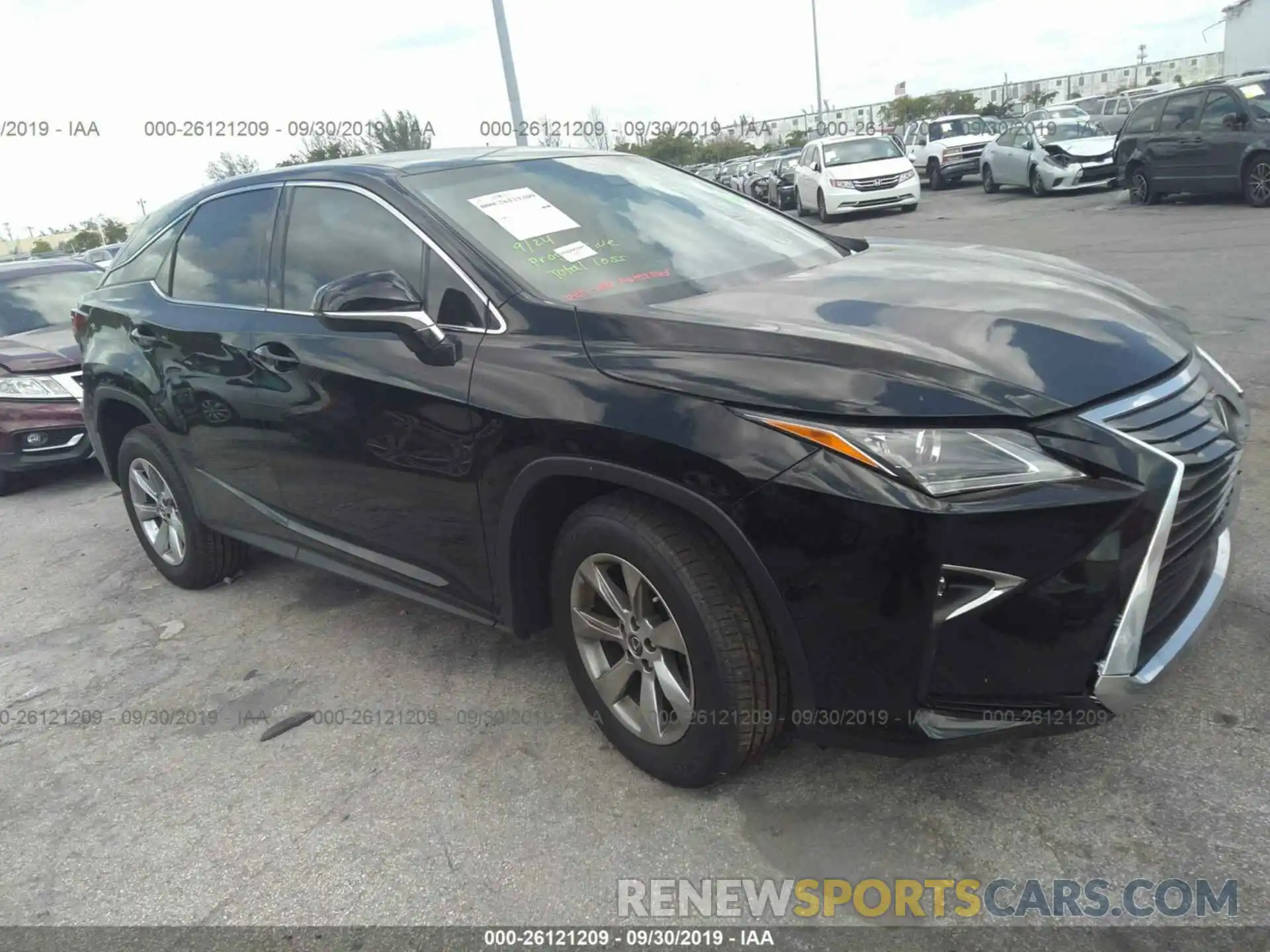 1 Photograph of a damaged car 2T2ZZMCA3KC132263 LEXUS RX 2019