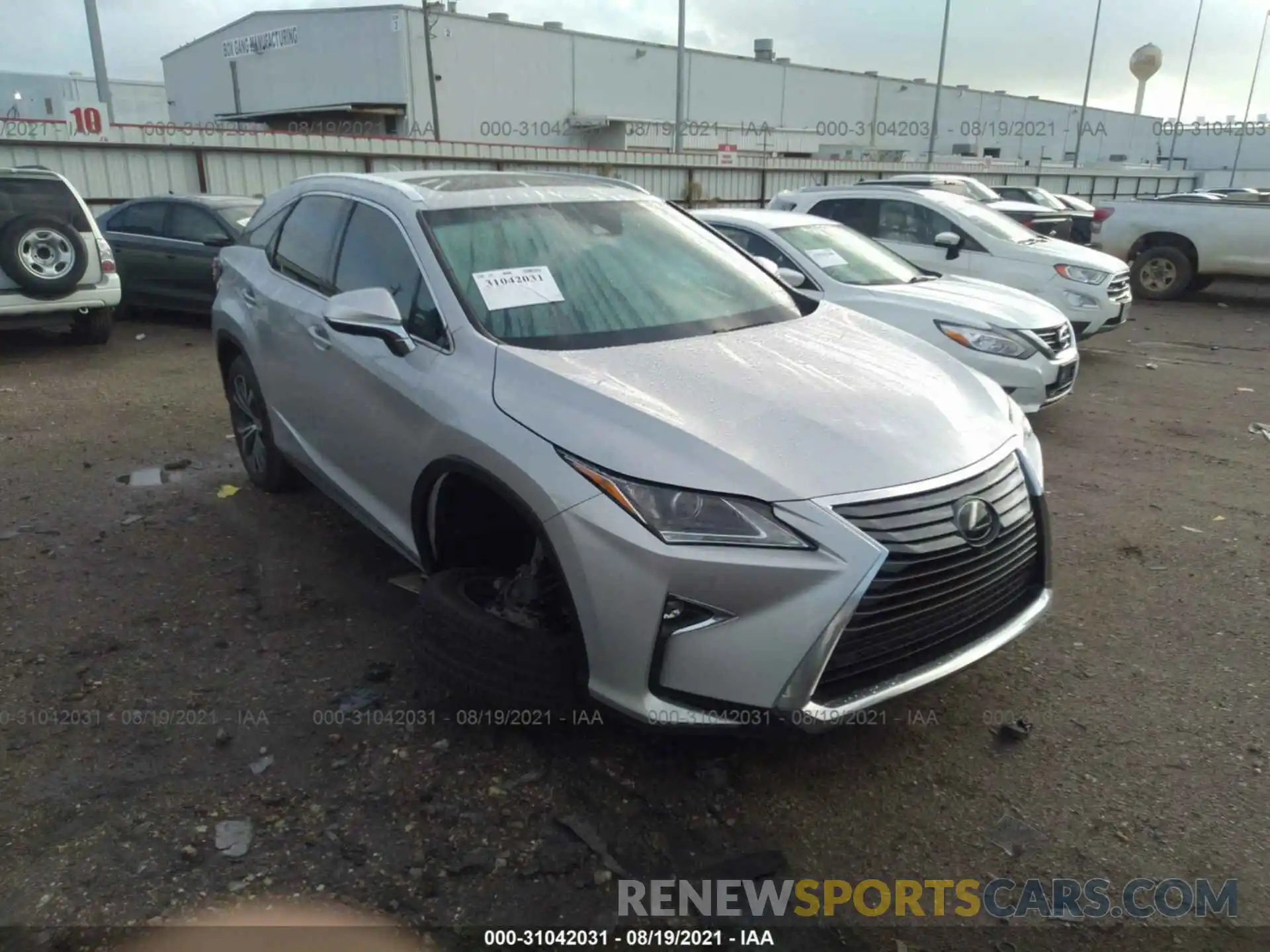 1 Photograph of a damaged car 2T2ZZMCA3KC133249 LEXUS RX 2019