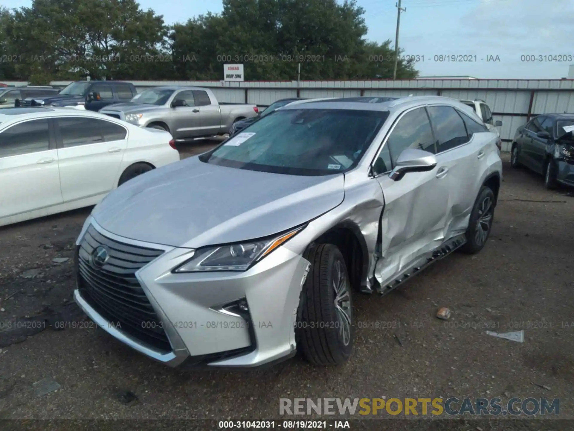 2 Photograph of a damaged car 2T2ZZMCA3KC133249 LEXUS RX 2019