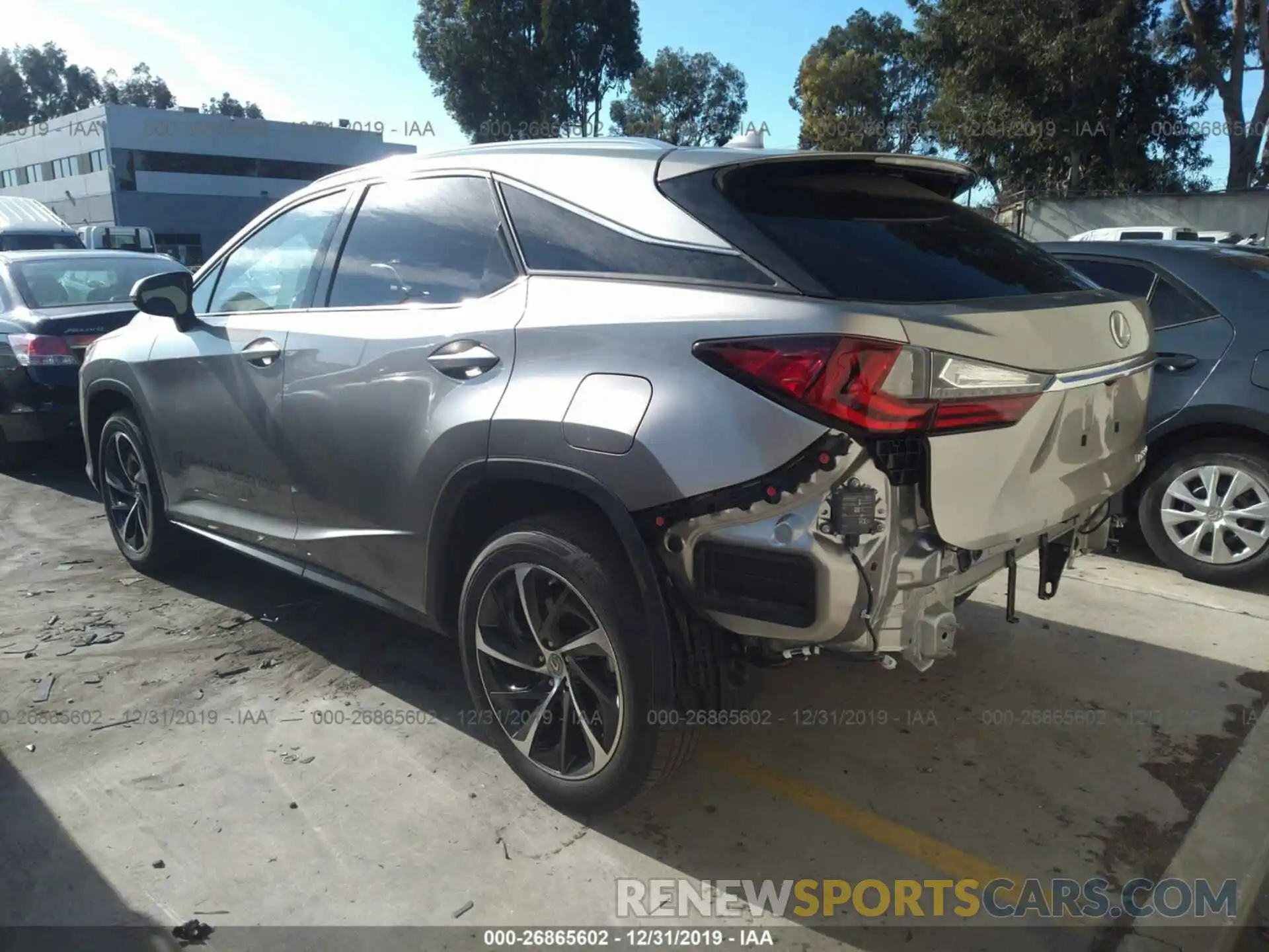 3 Photograph of a damaged car 2T2ZZMCA3KC138368 LEXUS RX 2019