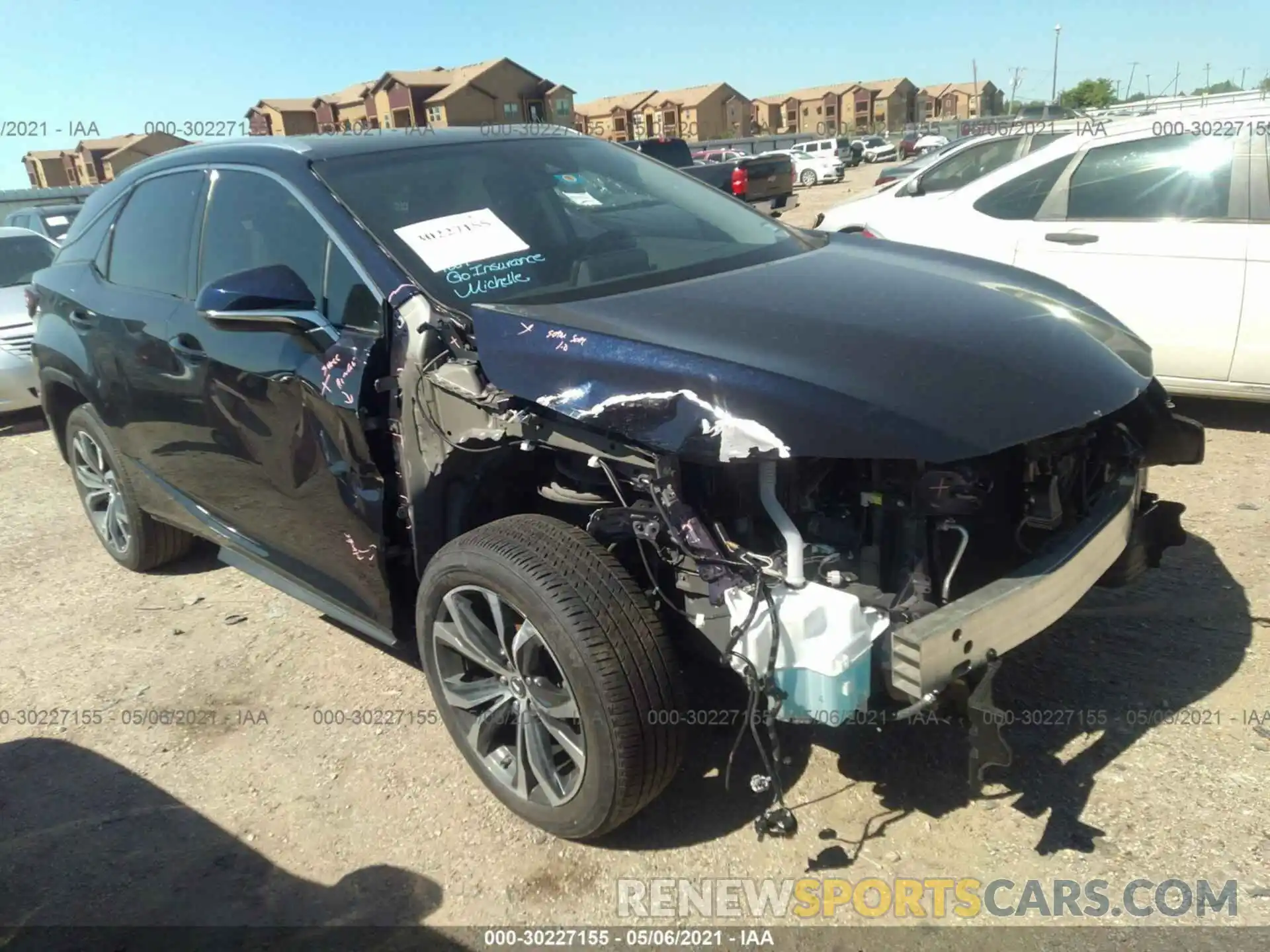 1 Photograph of a damaged car 2T2ZZMCA3KC143182 LEXUS RX 2019