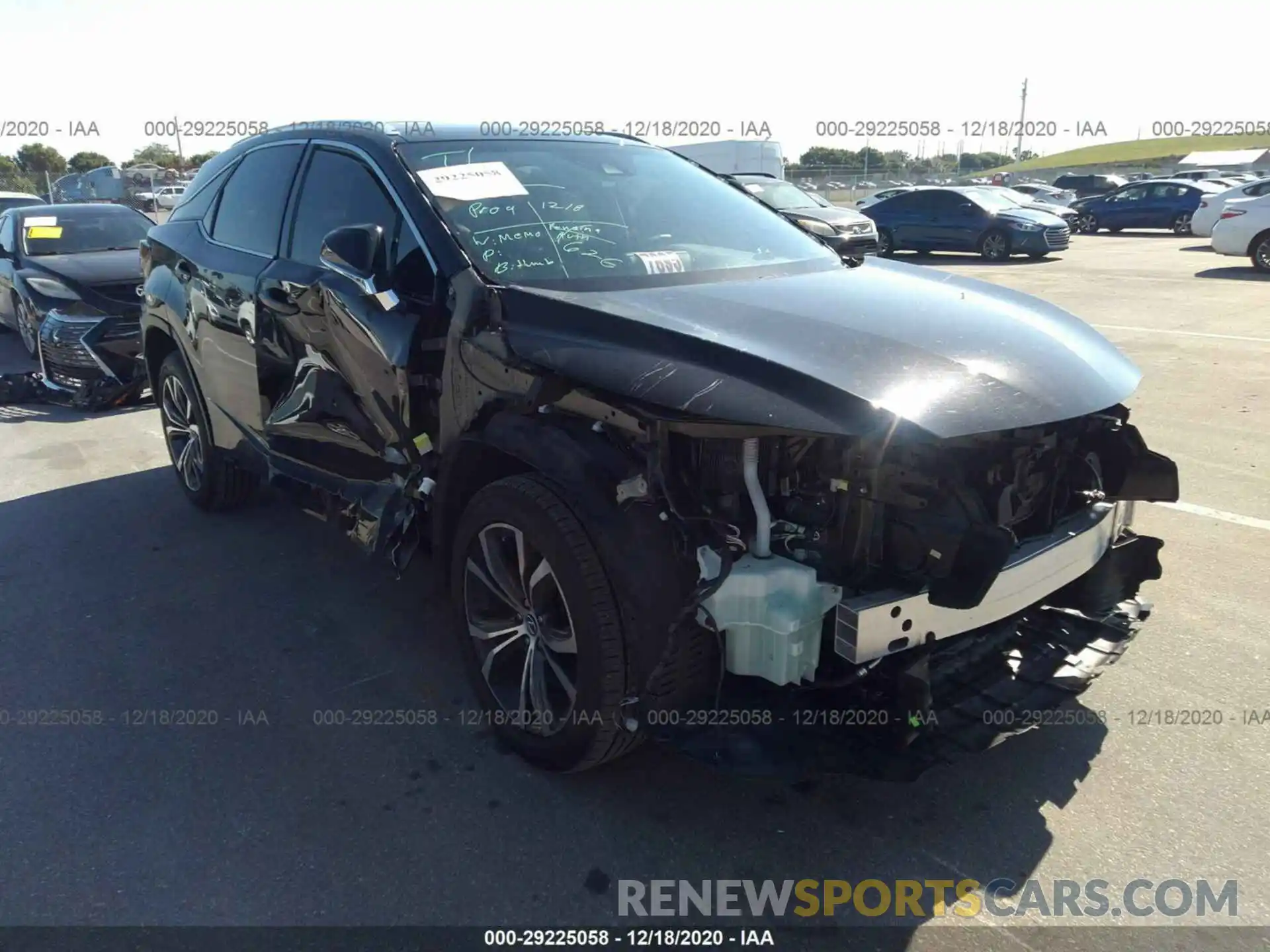 1 Photograph of a damaged car 2T2ZZMCA3KC145823 LEXUS RX 2019