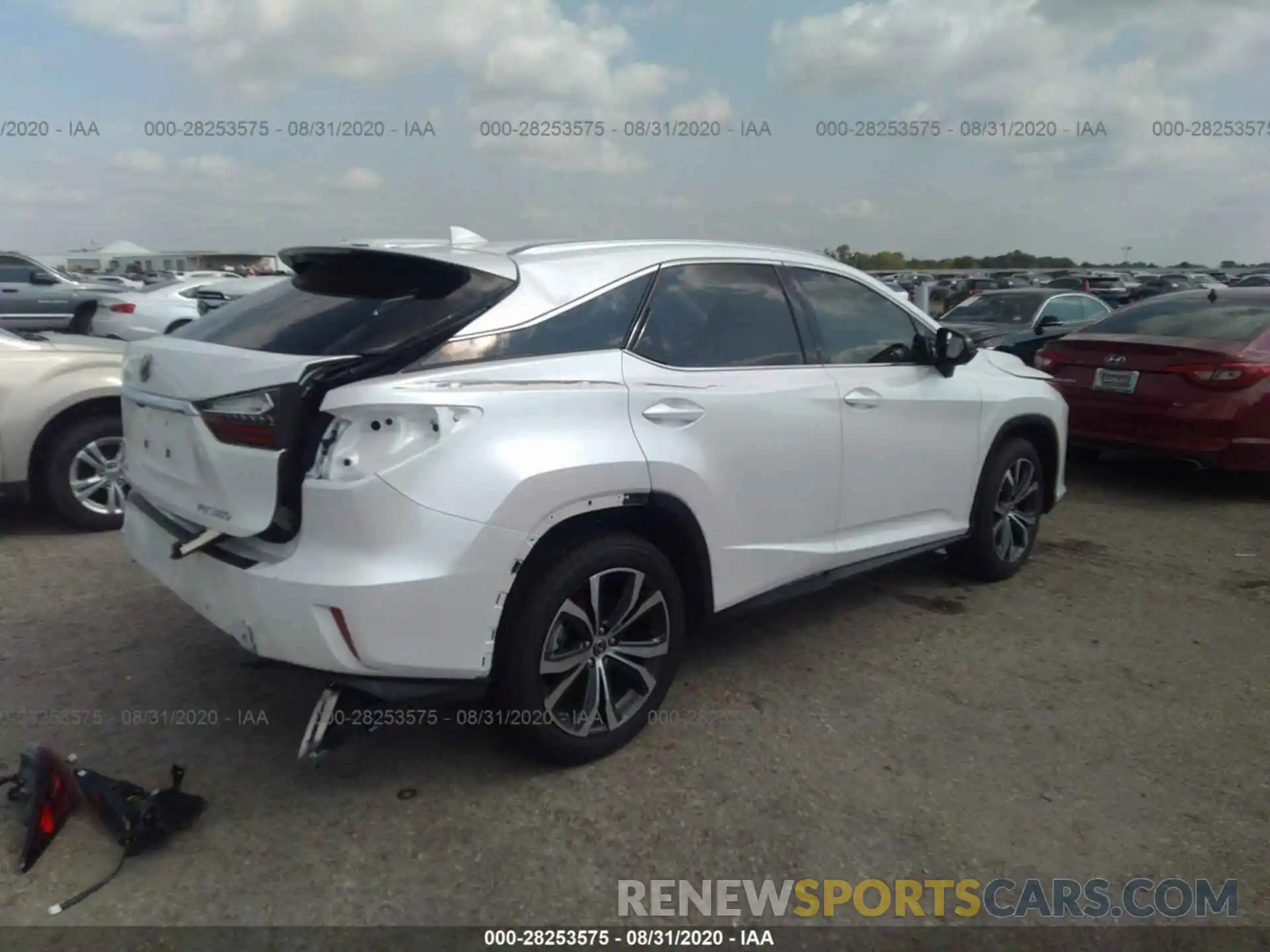 4 Фотография поврежденного автомобиля 2T2ZZMCA3KC148074 LEXUS RX 2019