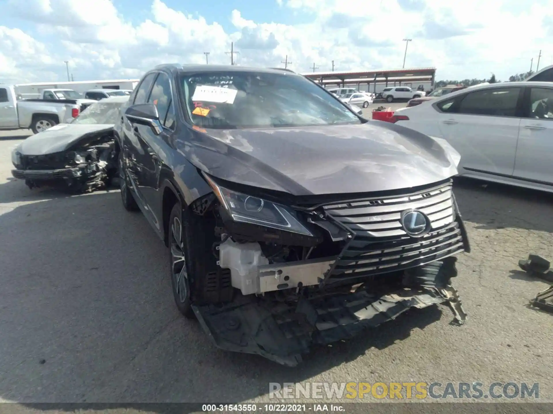 1 Photograph of a damaged car 2T2ZZMCA4KC120798 LEXUS RX 2019