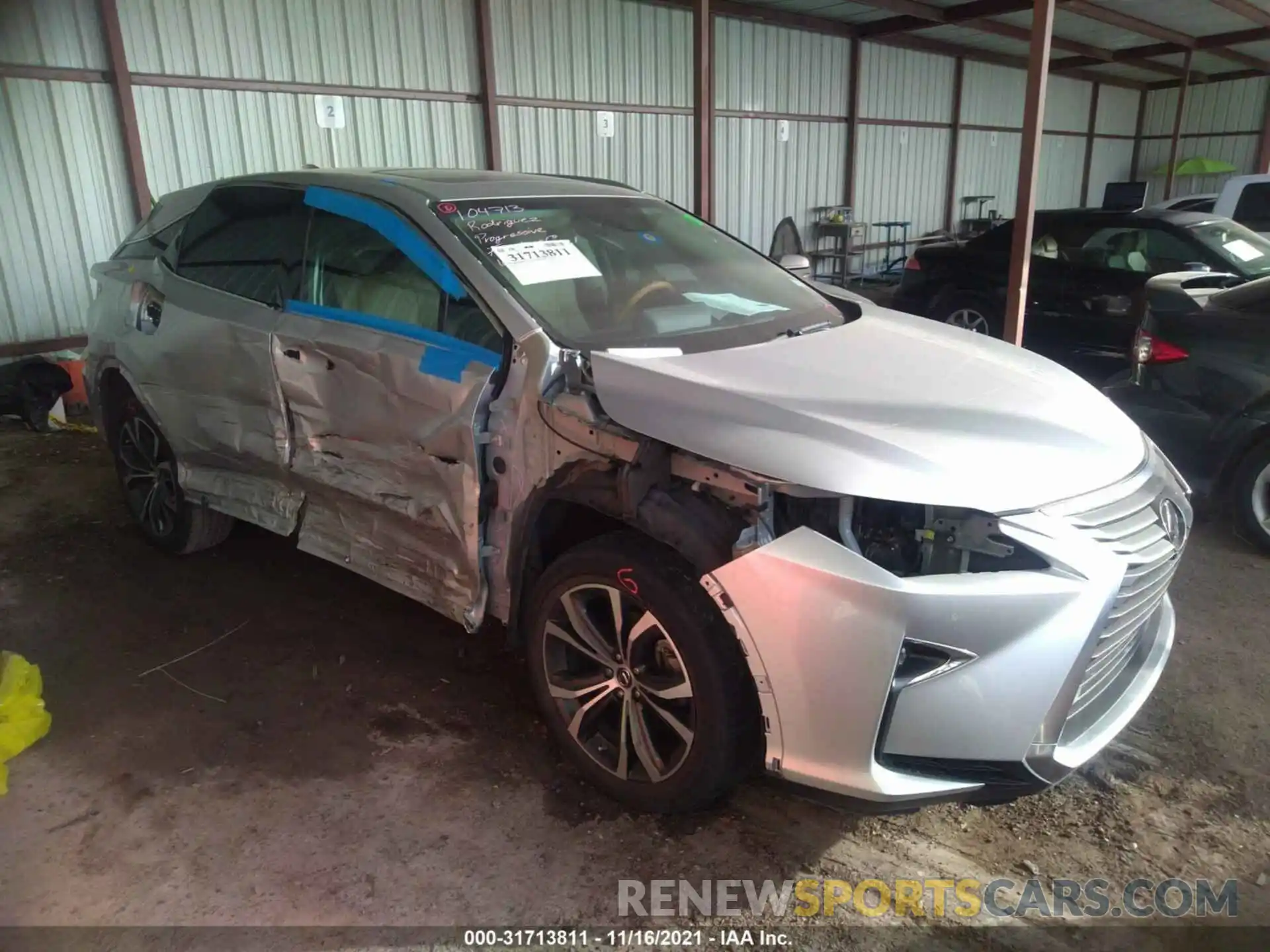 1 Photograph of a damaged car 2T2ZZMCA4KC122311 LEXUS RX 2019