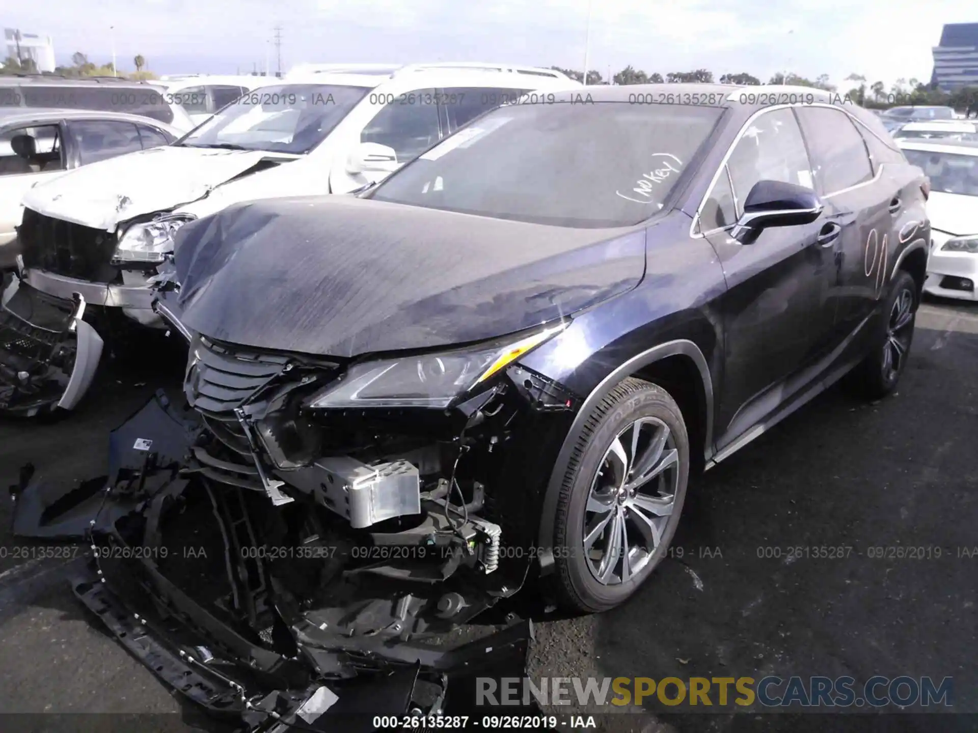 2 Photograph of a damaged car 2T2ZZMCA4KC123992 LEXUS RX 2019