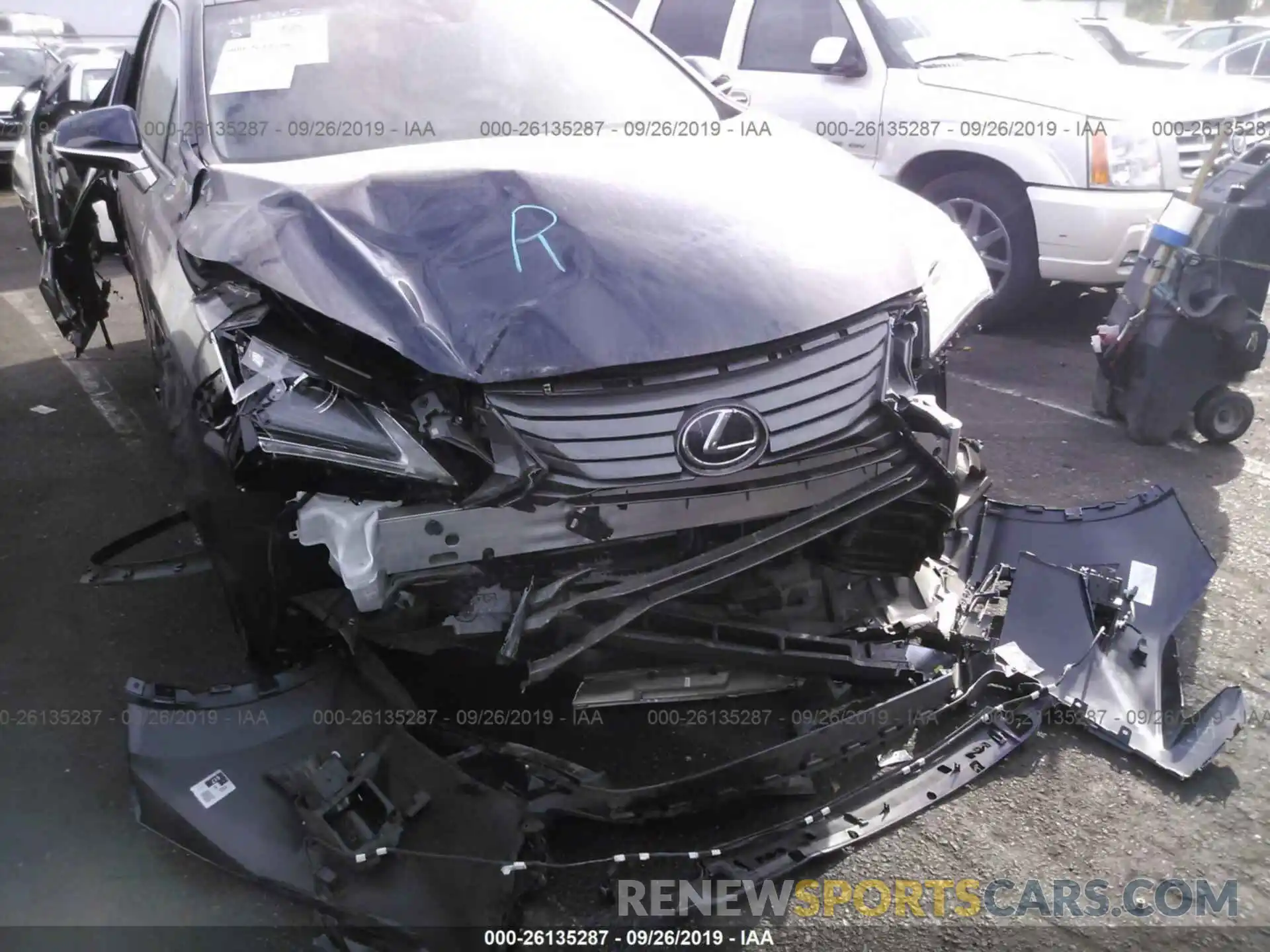 6 Photograph of a damaged car 2T2ZZMCA4KC123992 LEXUS RX 2019