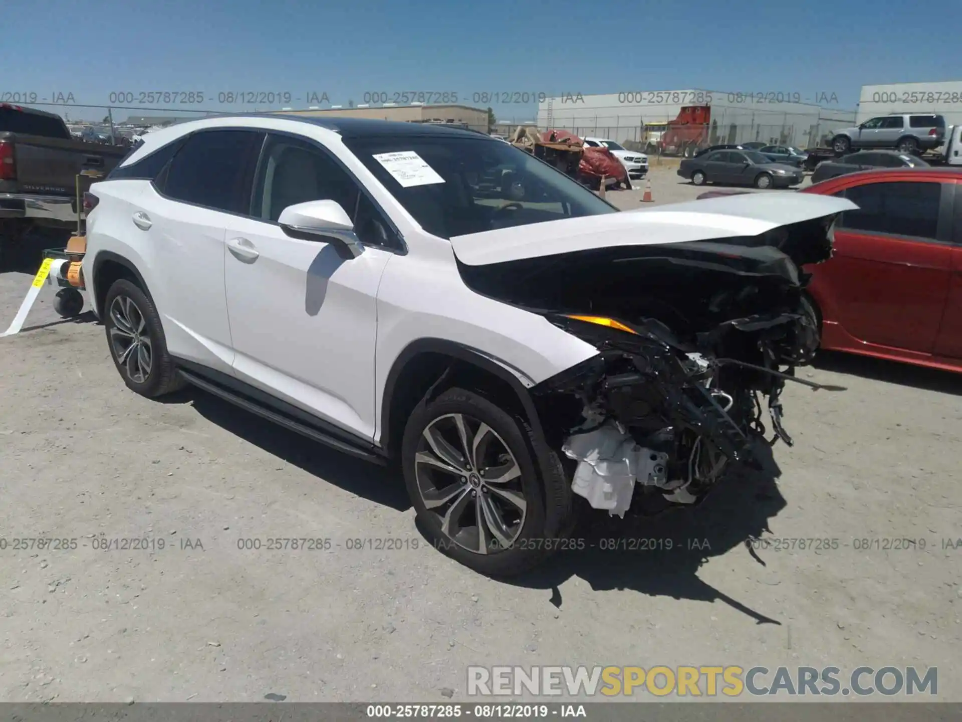 1 Photograph of a damaged car 2T2ZZMCA4KC125743 LEXUS RX 2019