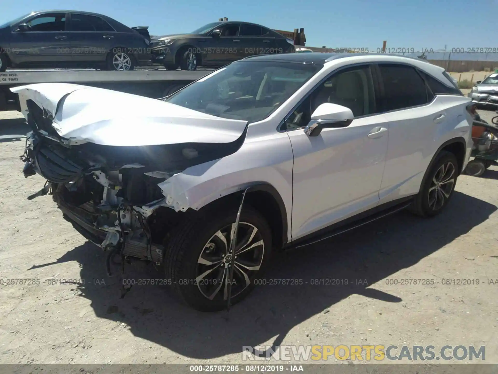 2 Photograph of a damaged car 2T2ZZMCA4KC125743 LEXUS RX 2019