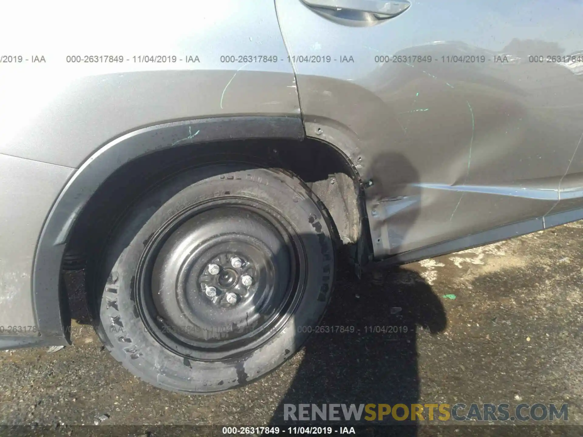 6 Photograph of a damaged car 2T2ZZMCA4KC130957 LEXUS RX 2019