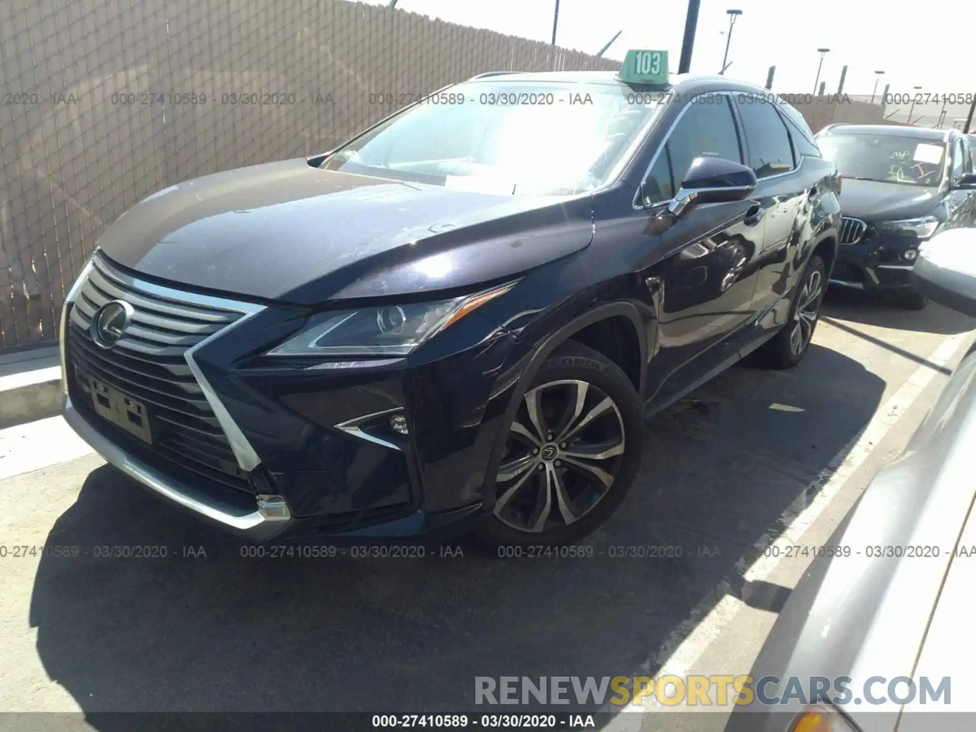 2 Photograph of a damaged car 2T2ZZMCA4KC133342 LEXUS RX 2019