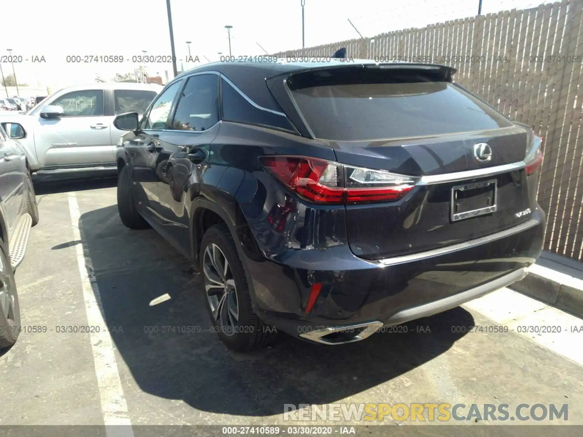 3 Photograph of a damaged car 2T2ZZMCA4KC133342 LEXUS RX 2019