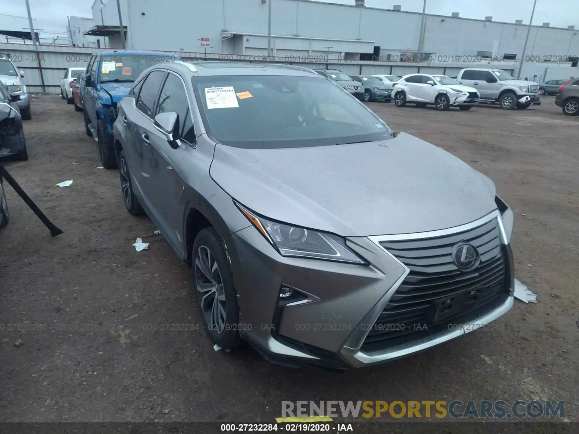 1 Photograph of a damaged car 2T2ZZMCA4KC134426 LEXUS RX 2019