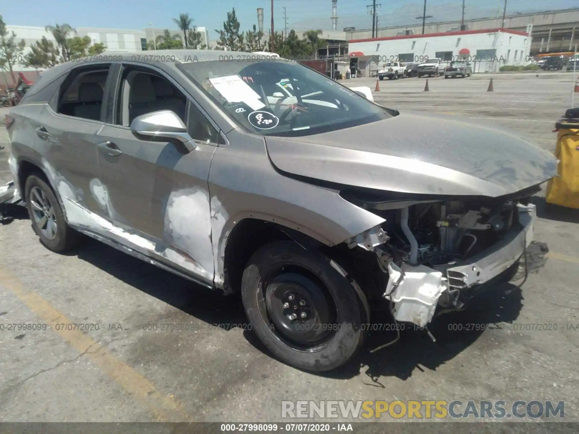 1 Photograph of a damaged car 2T2ZZMCA4KC135656 LEXUS RX 2019