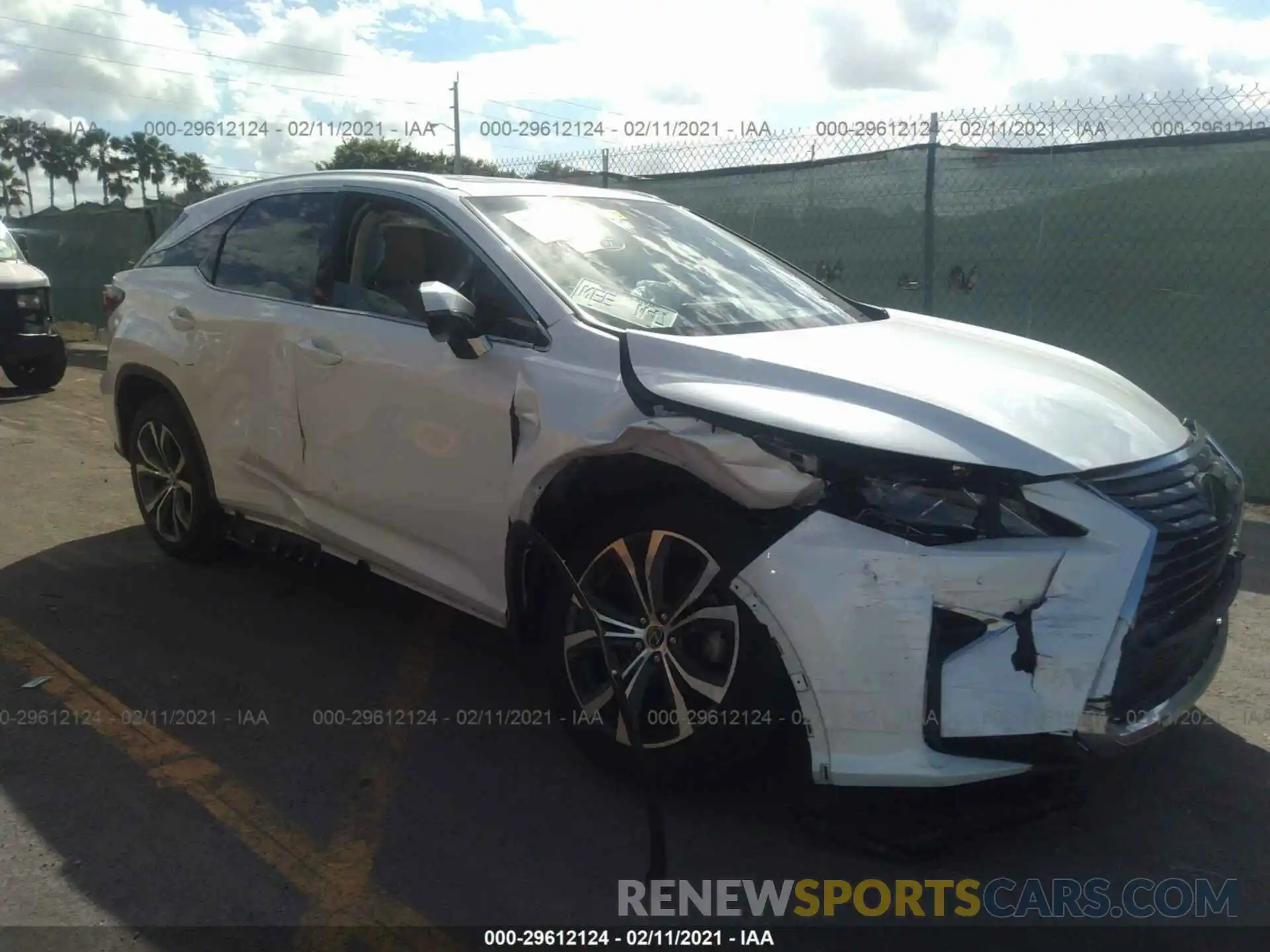 1 Photograph of a damaged car 2T2ZZMCA4KC144096 LEXUS RX 2019