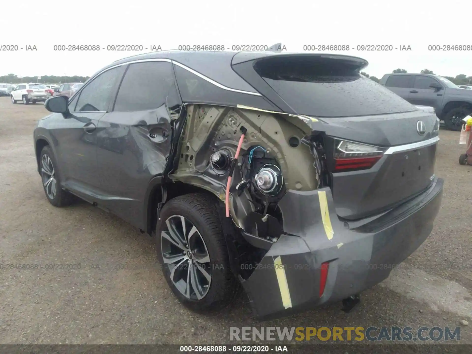 3 Photograph of a damaged car 2T2ZZMCA4KC144938 LEXUS RX 2019