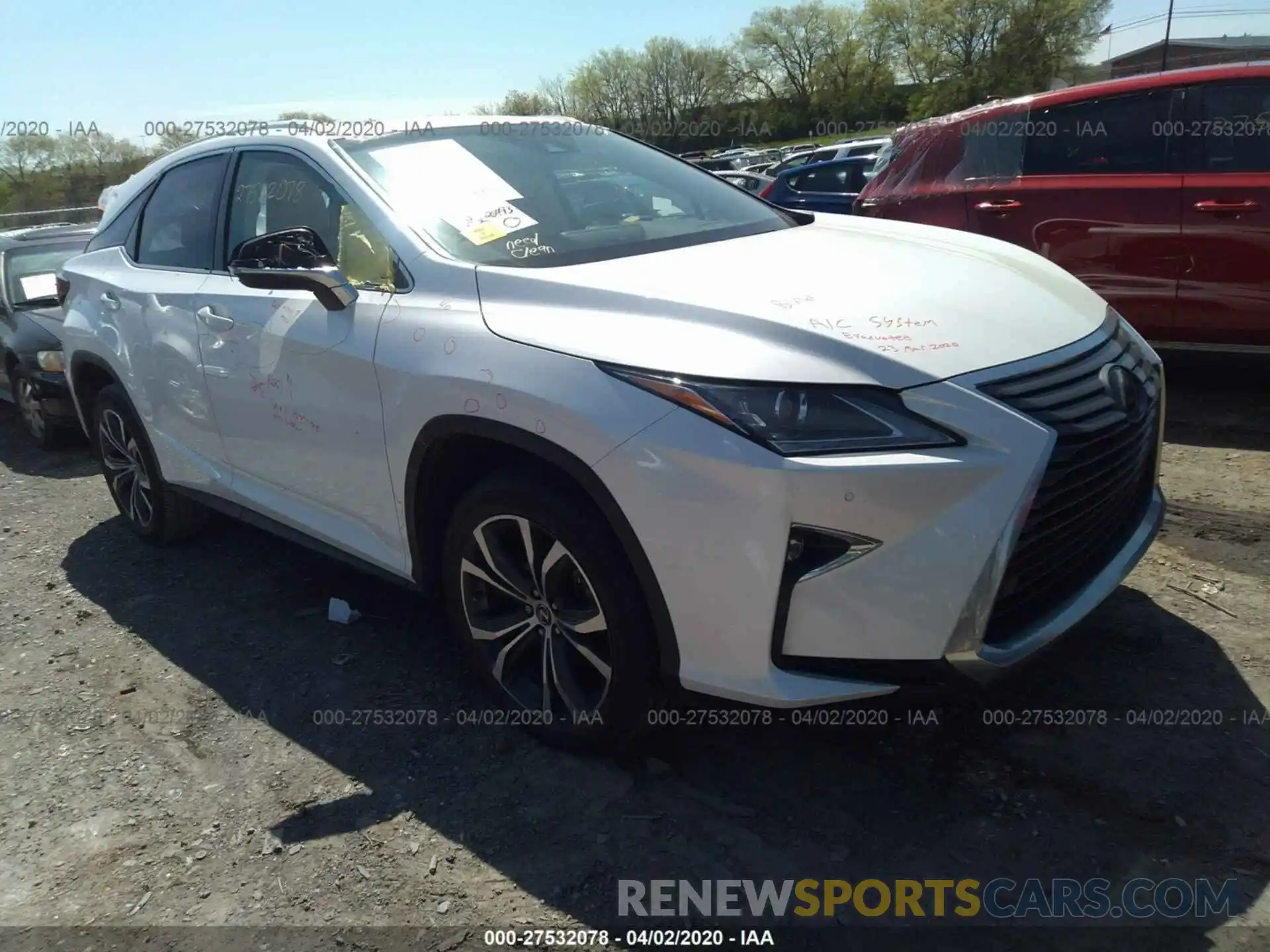 1 Photograph of a damaged car 2T2ZZMCA5KC123242 LEXUS RX 2019