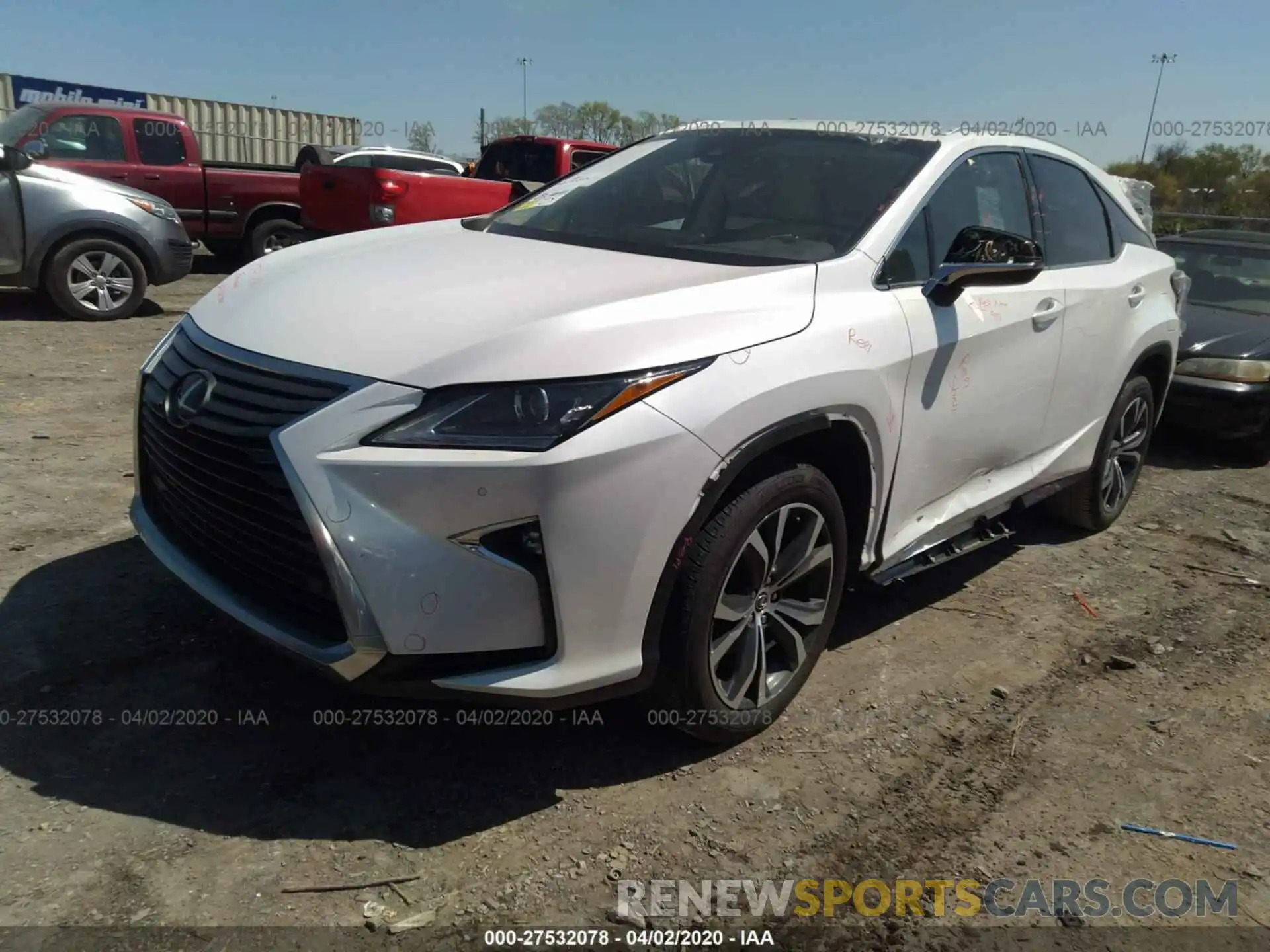 2 Photograph of a damaged car 2T2ZZMCA5KC123242 LEXUS RX 2019