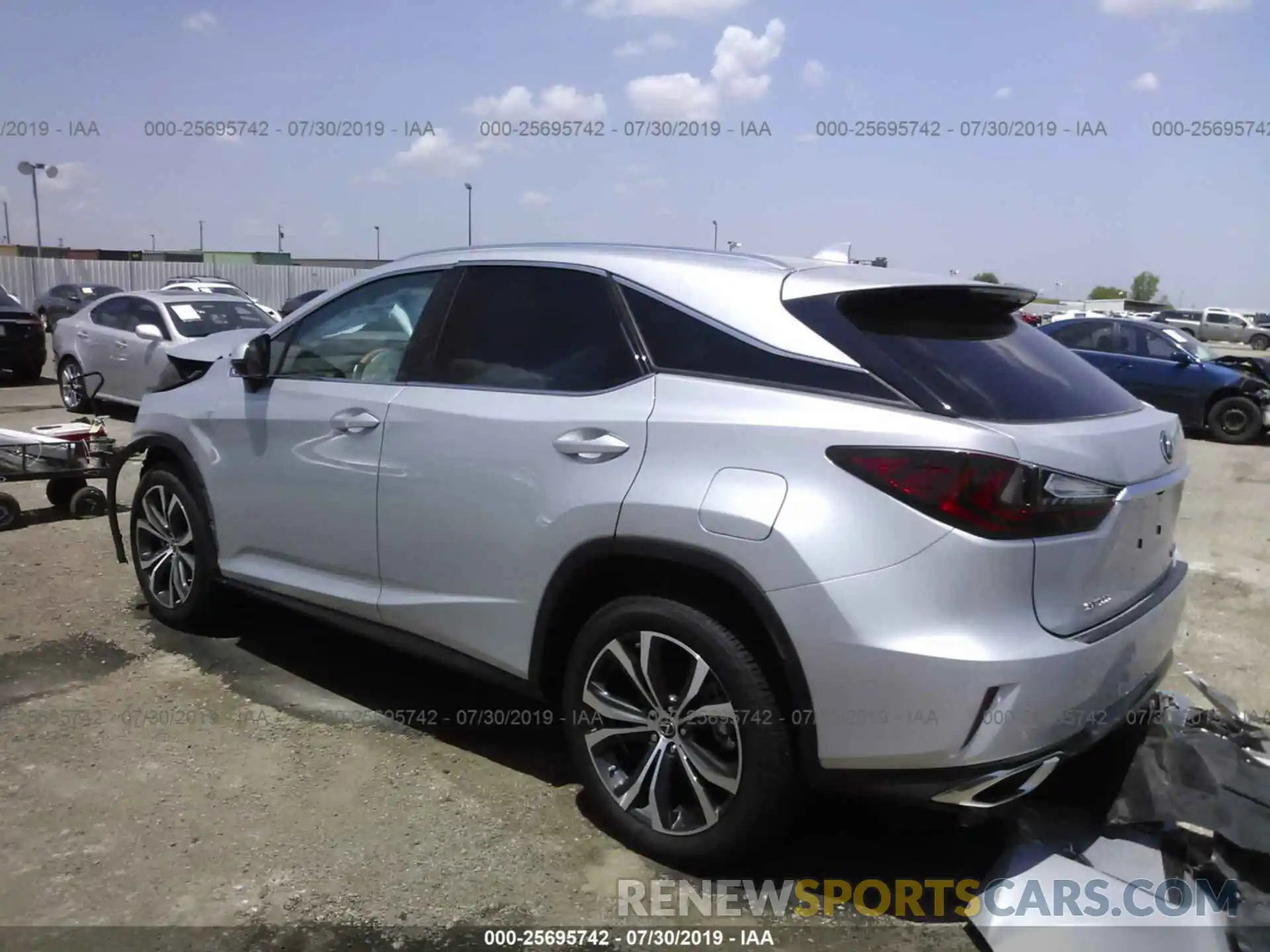 3 Photograph of a damaged car 2T2ZZMCA5KC125489 LEXUS RX 2019