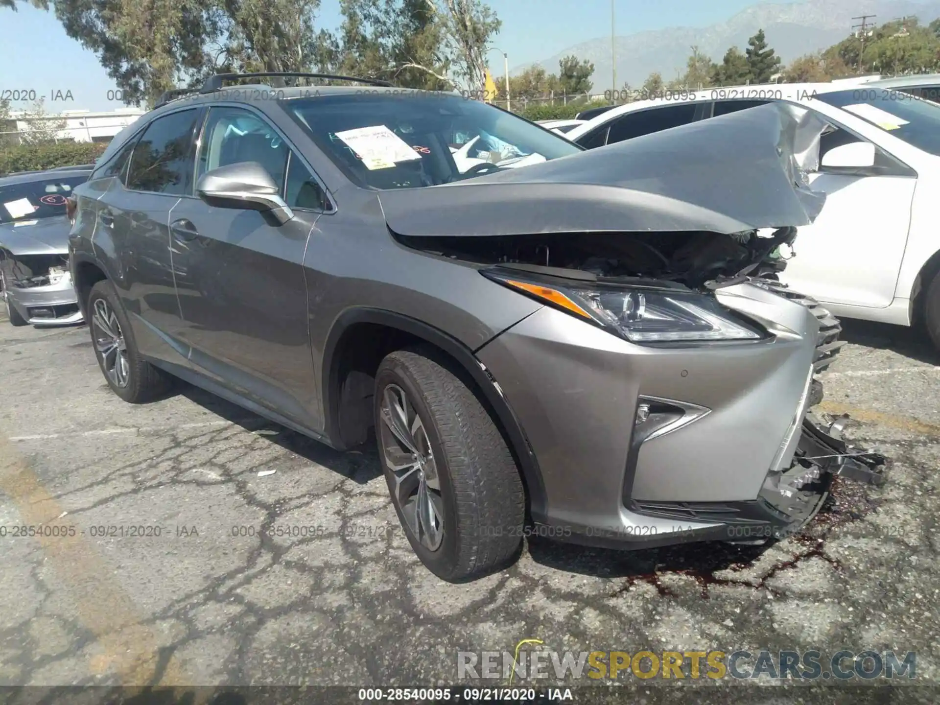 1 Photograph of a damaged car 2T2ZZMCA5KC128778 LEXUS RX 2019