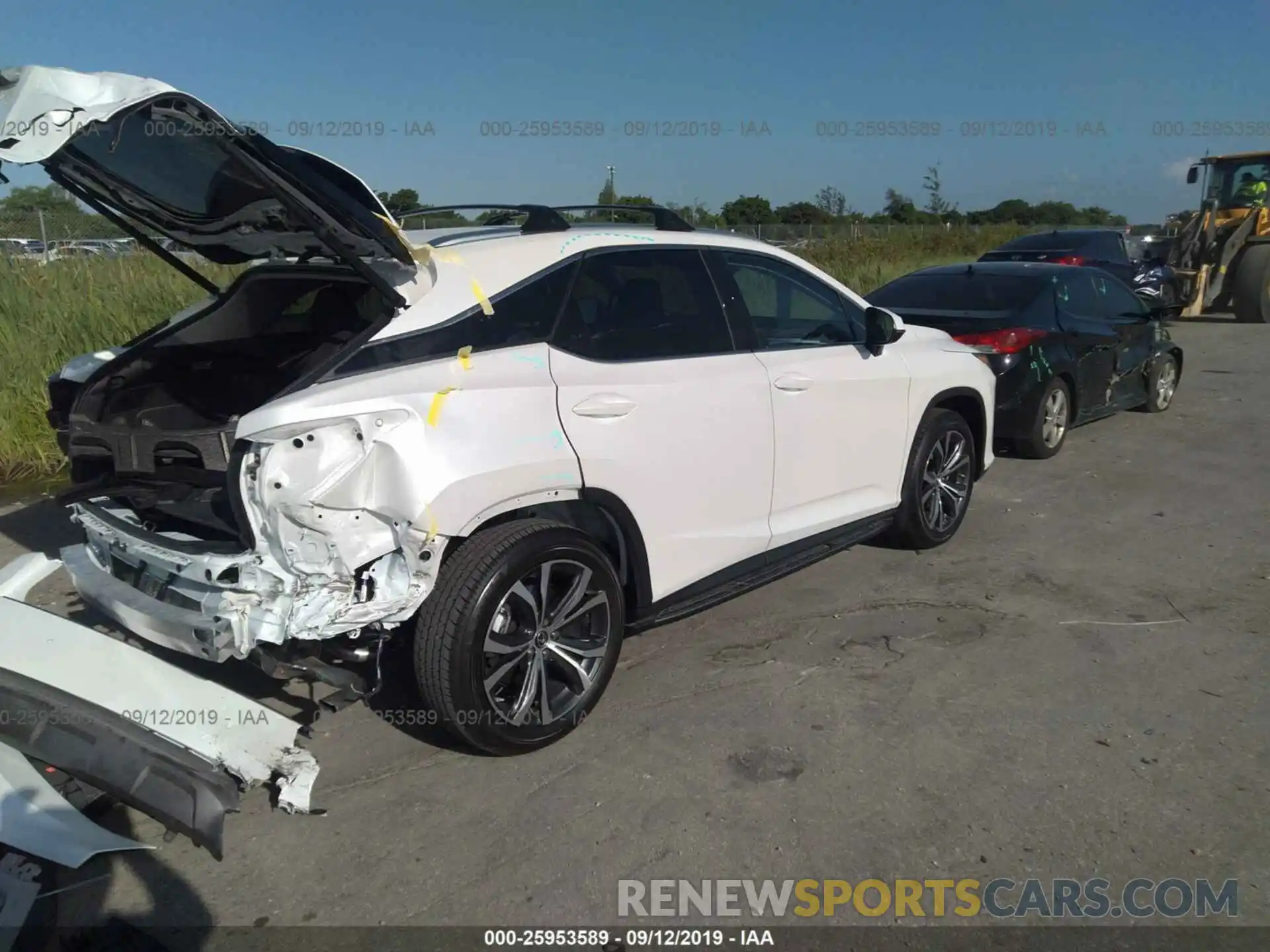 4 Photograph of a damaged car 2T2ZZMCA5KC135293 LEXUS RX 2019