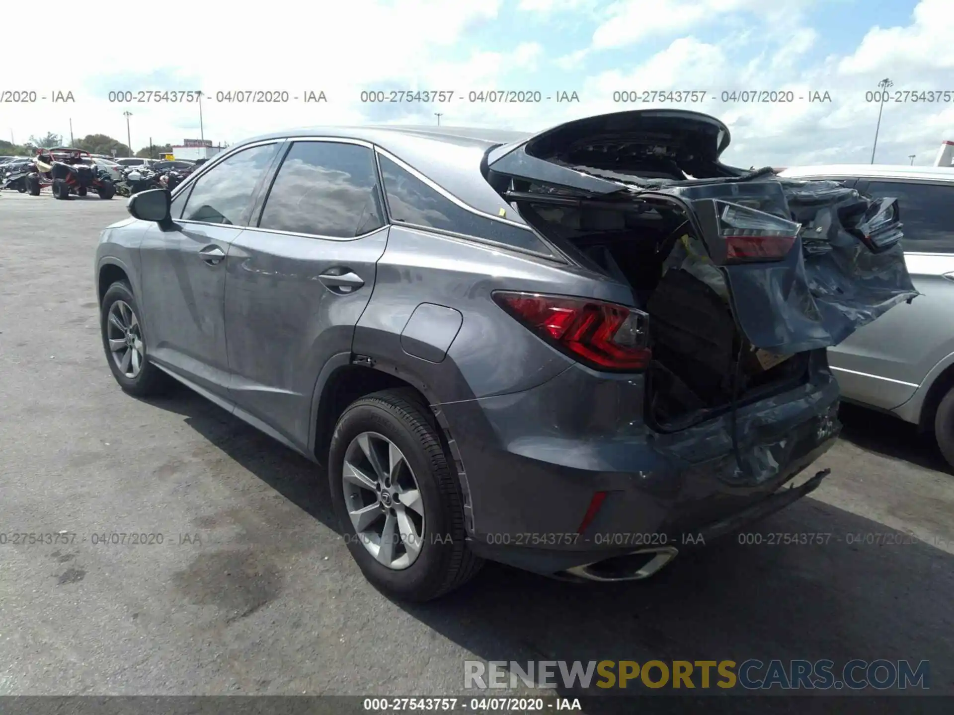 3 Photograph of a damaged car 2T2ZZMCA5KC138338 LEXUS RX 2019