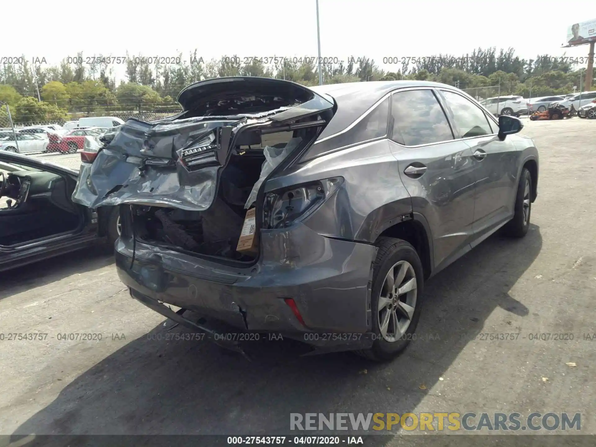 4 Photograph of a damaged car 2T2ZZMCA5KC138338 LEXUS RX 2019