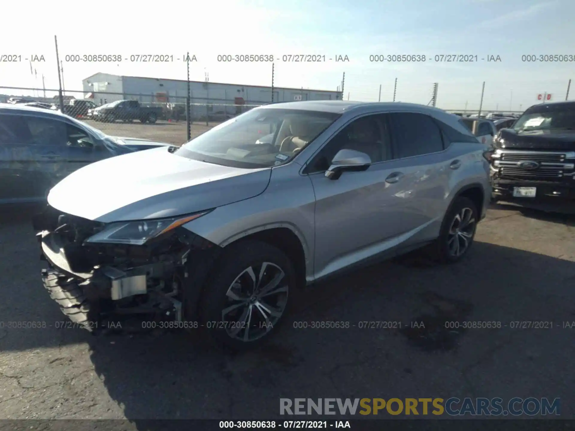 2 Фотография поврежденного автомобиля 2T2ZZMCA5KC139876 LEXUS RX 2019