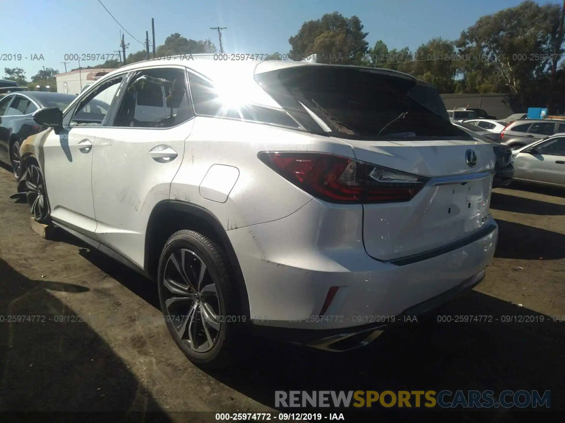 3 Photograph of a damaged car 2T2ZZMCA5KC139974 LEXUS RX 2019