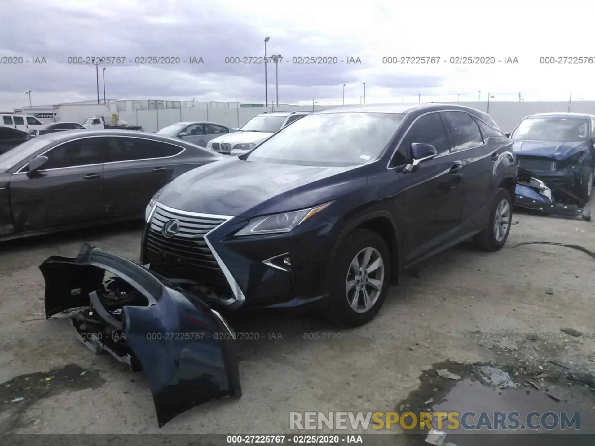 2 Photograph of a damaged car 2T2ZZMCA6KC118096 LEXUS RX 2019