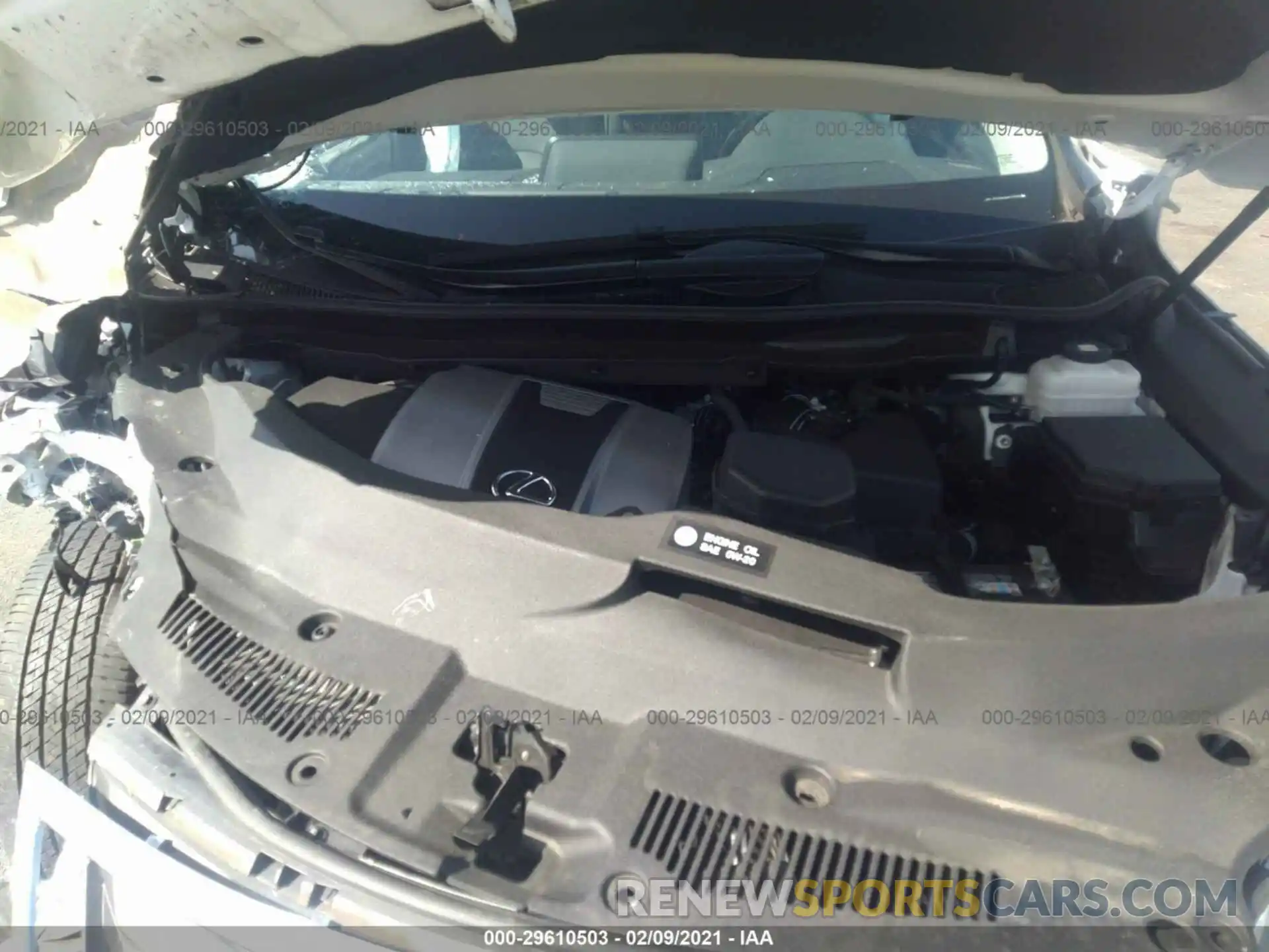 10 Фотография поврежденного автомобиля 2T2ZZMCA6KC125565 LEXUS RX 2019
