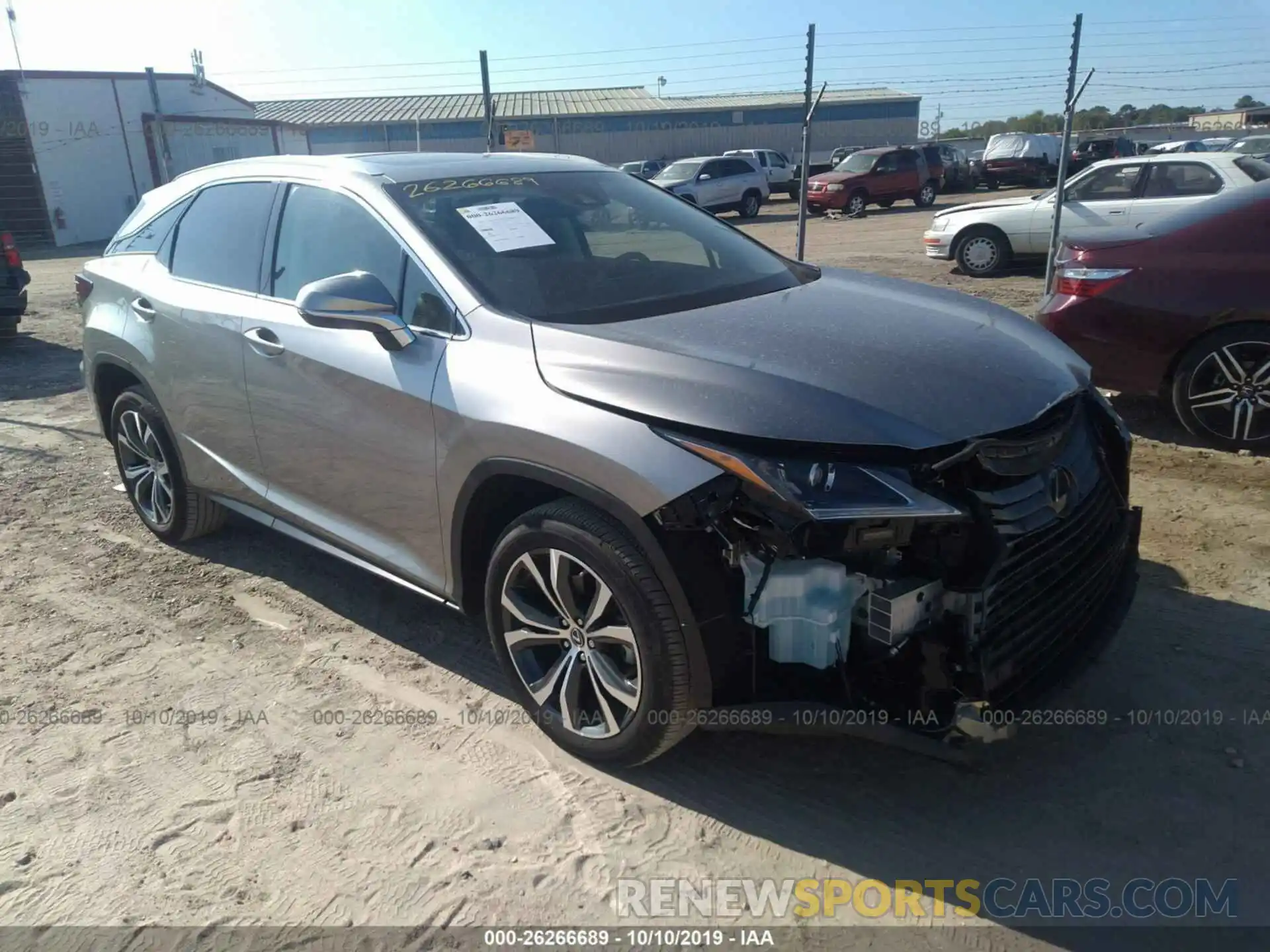 1 Photograph of a damaged car 2T2ZZMCA6KC130667 LEXUS RX 2019