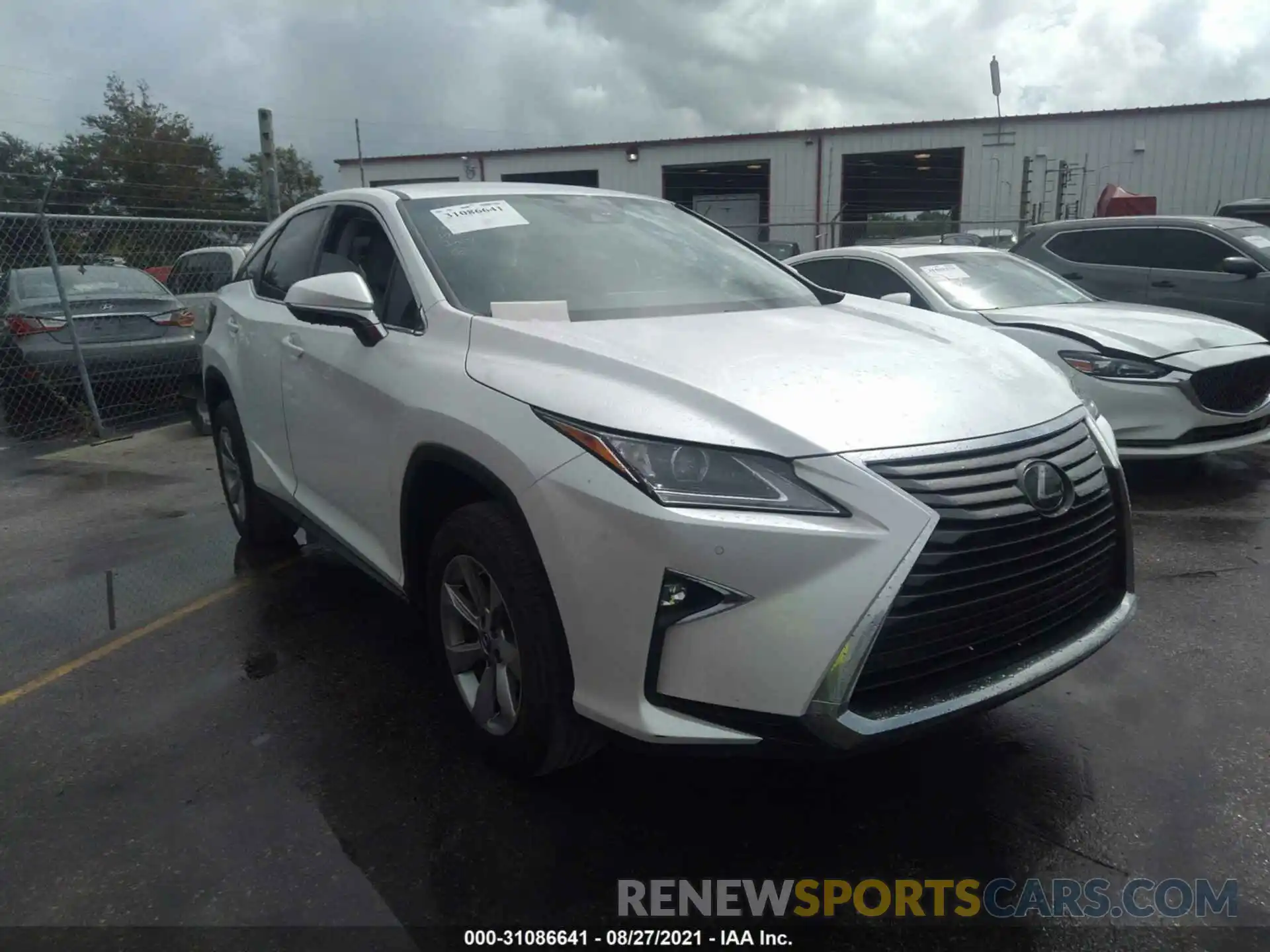 1 Photograph of a damaged car 2T2ZZMCA6KC135898 LEXUS RX 2019